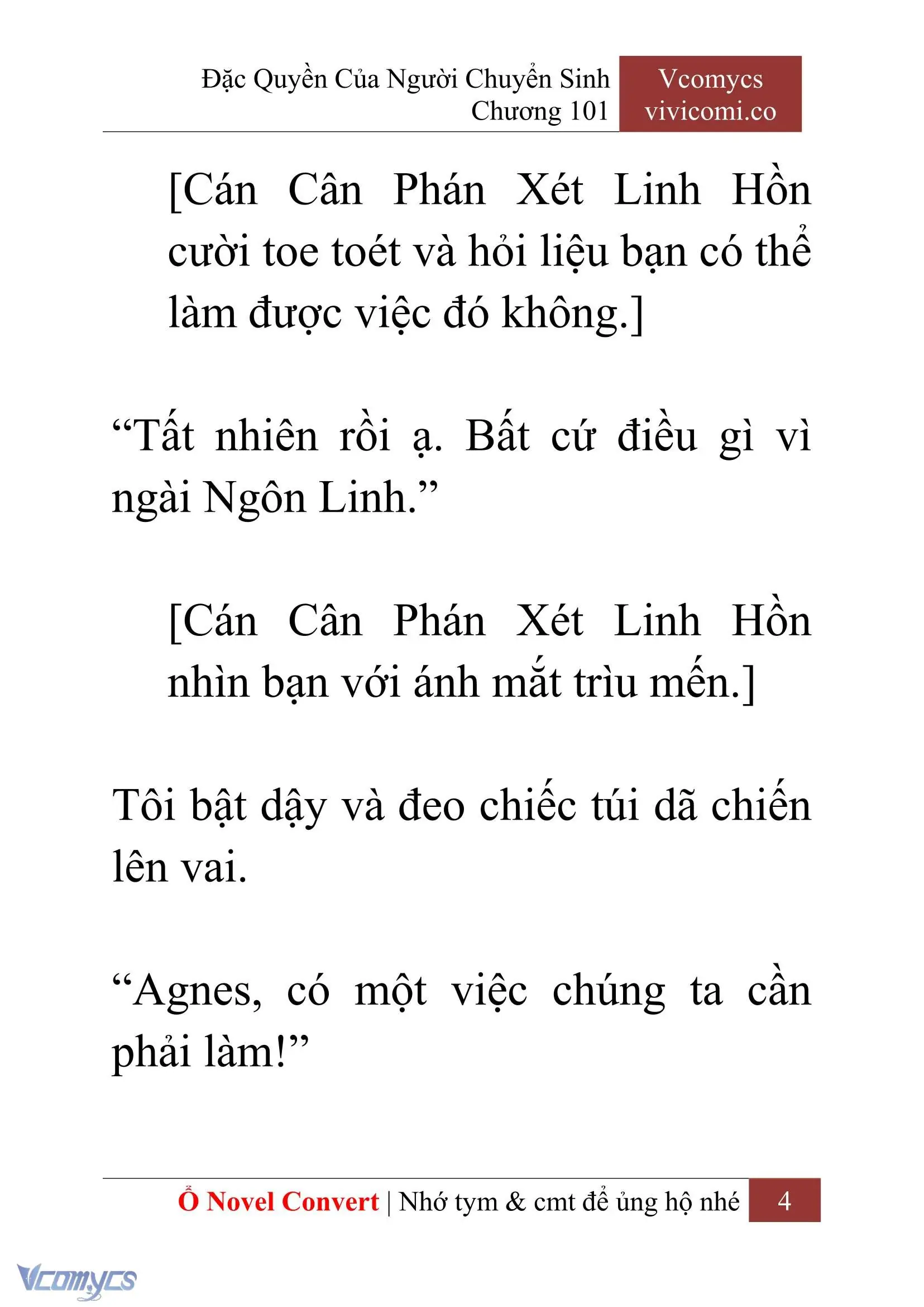 [Novel] Đặc Quyền Của Người Chuyển Sinh Chapter 101 - Trang 7