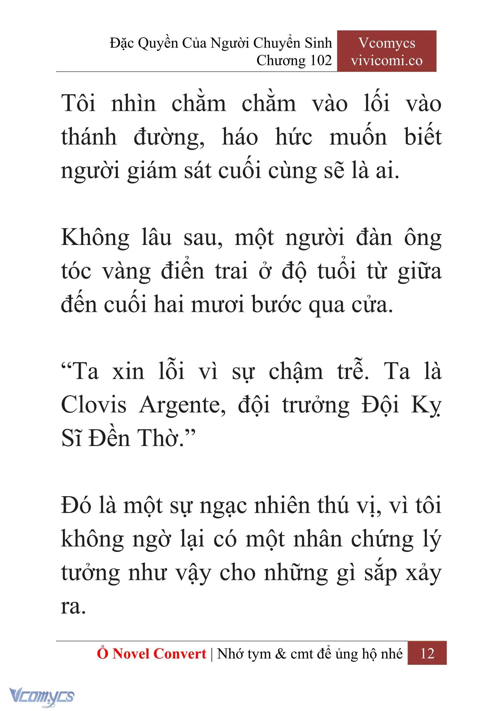 [Novel] Đặc Quyền Của Người Chuyển Sinh Chapter 102 - Trang 15