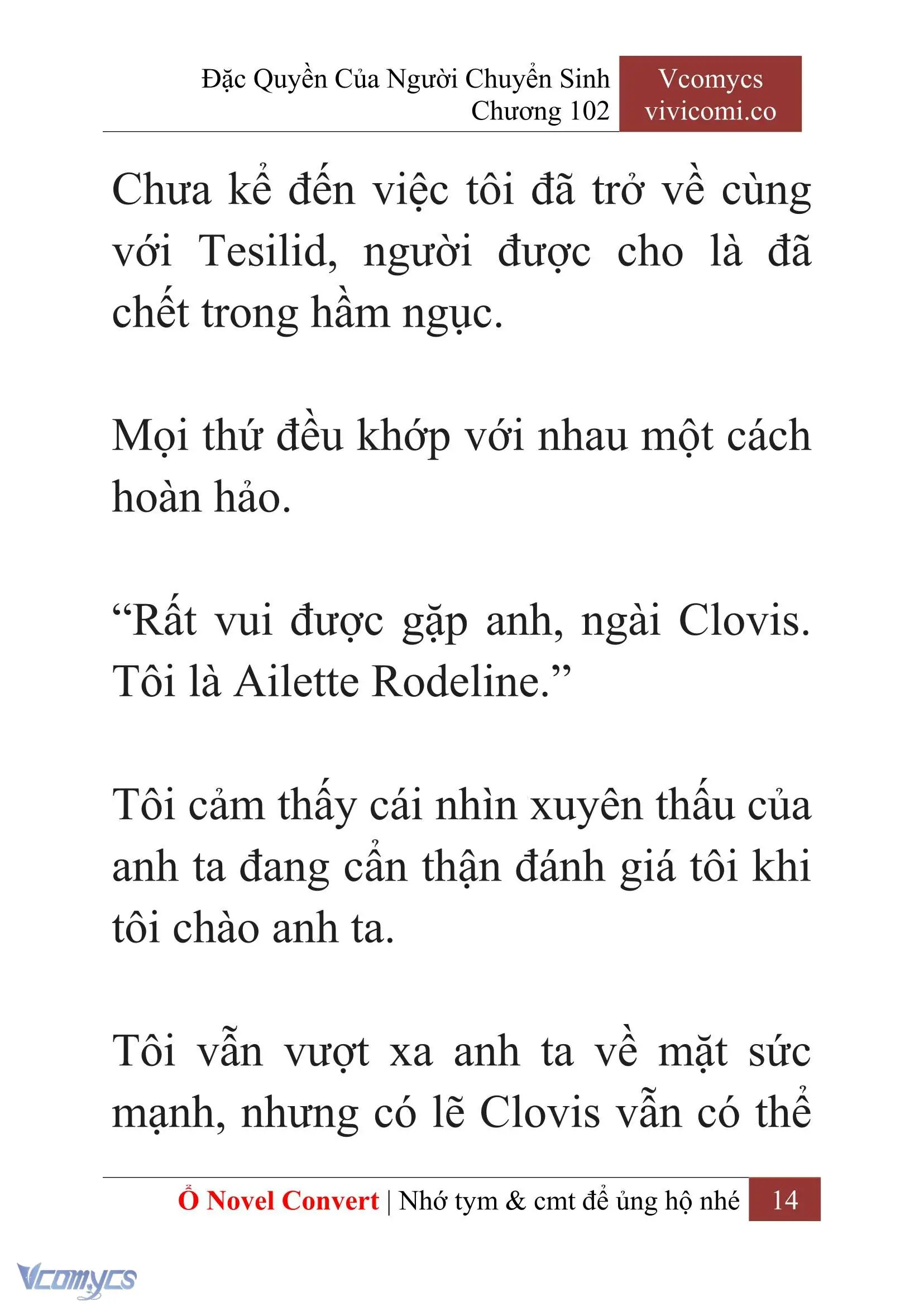 [Novel] Đặc Quyền Của Người Chuyển Sinh Chapter 102 - Trang 17