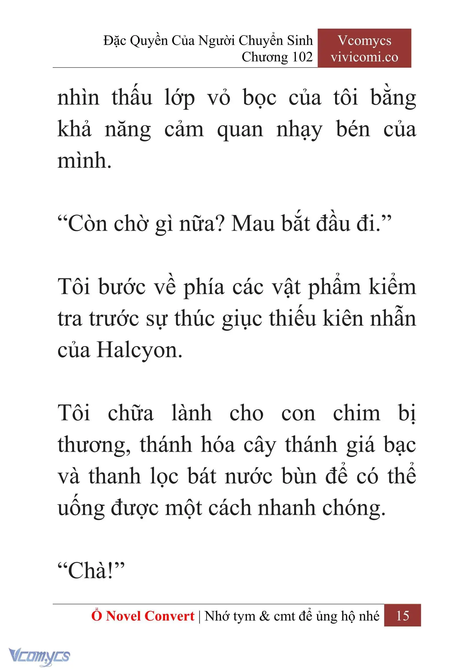 [Novel] Đặc Quyền Của Người Chuyển Sinh Chapter 102 - Trang 18