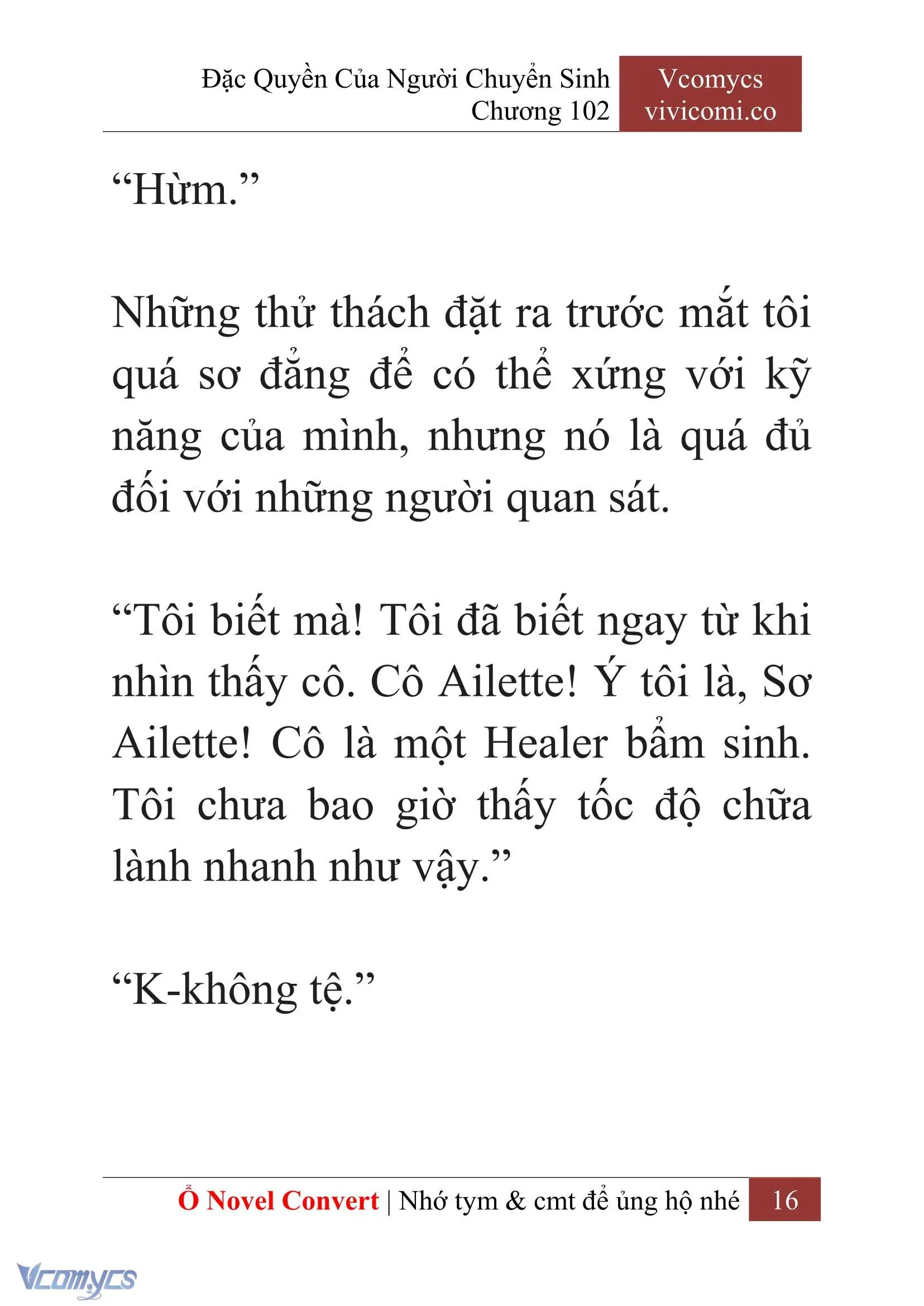 [Novel] Đặc Quyền Của Người Chuyển Sinh Chapter 102 - Trang 19