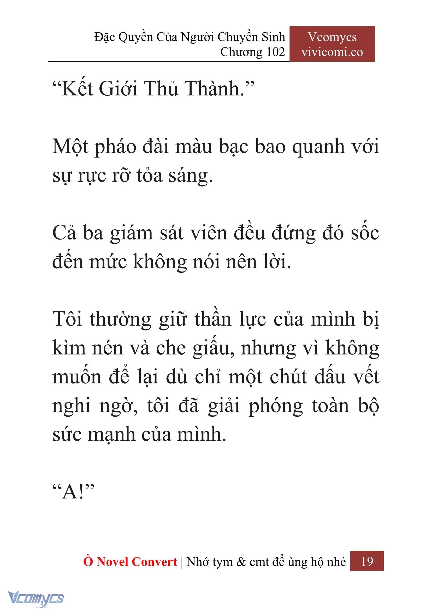 [Novel] Đặc Quyền Của Người Chuyển Sinh Chapter 102 - Trang 22