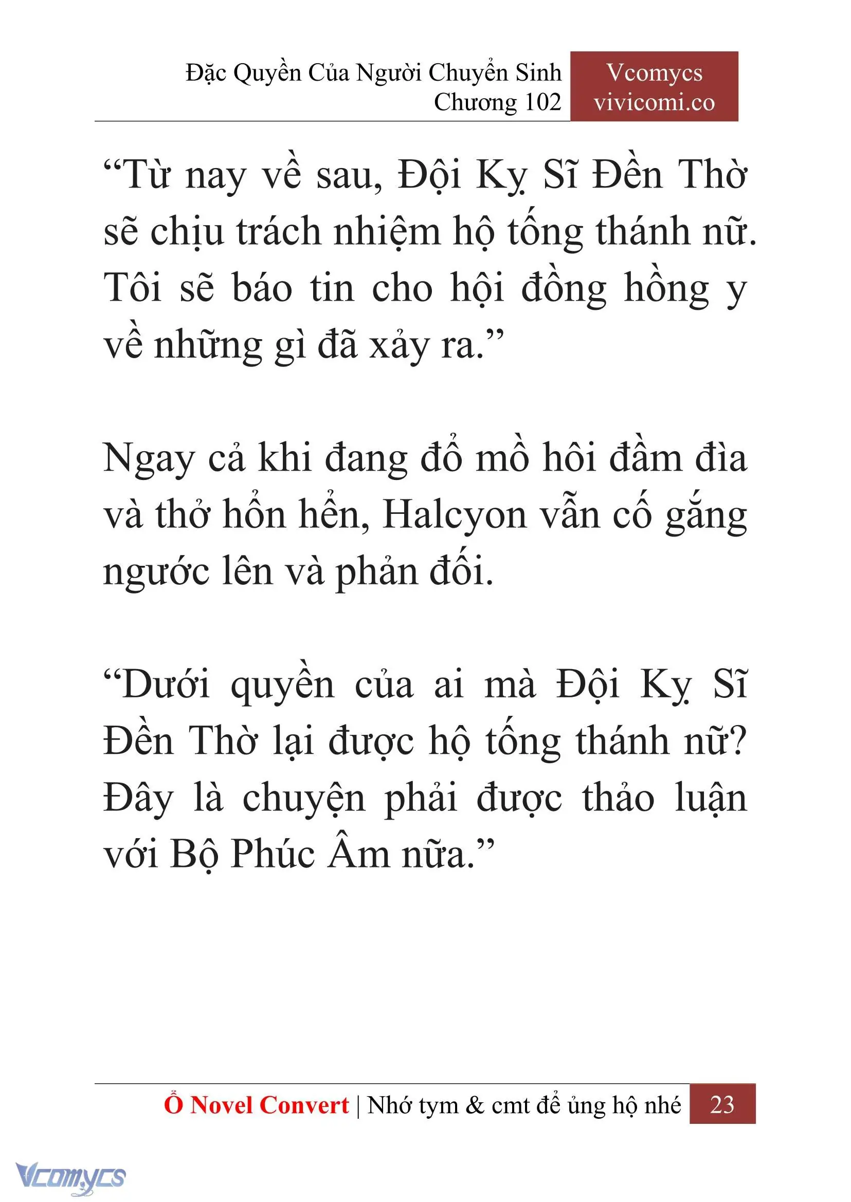 [Novel] Đặc Quyền Của Người Chuyển Sinh Chapter 102 - Trang 26