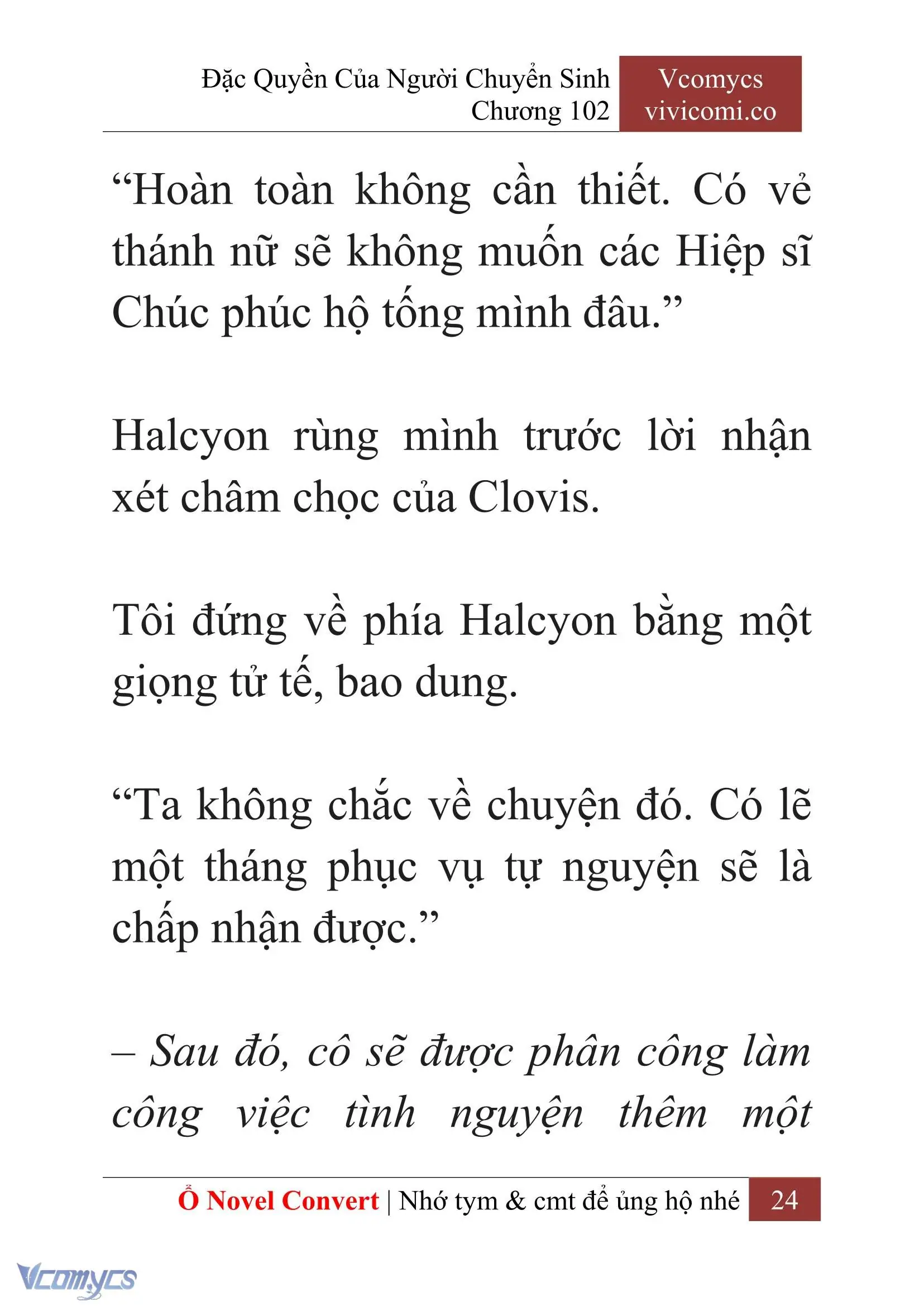[Novel] Đặc Quyền Của Người Chuyển Sinh Chapter 102 - Trang 27