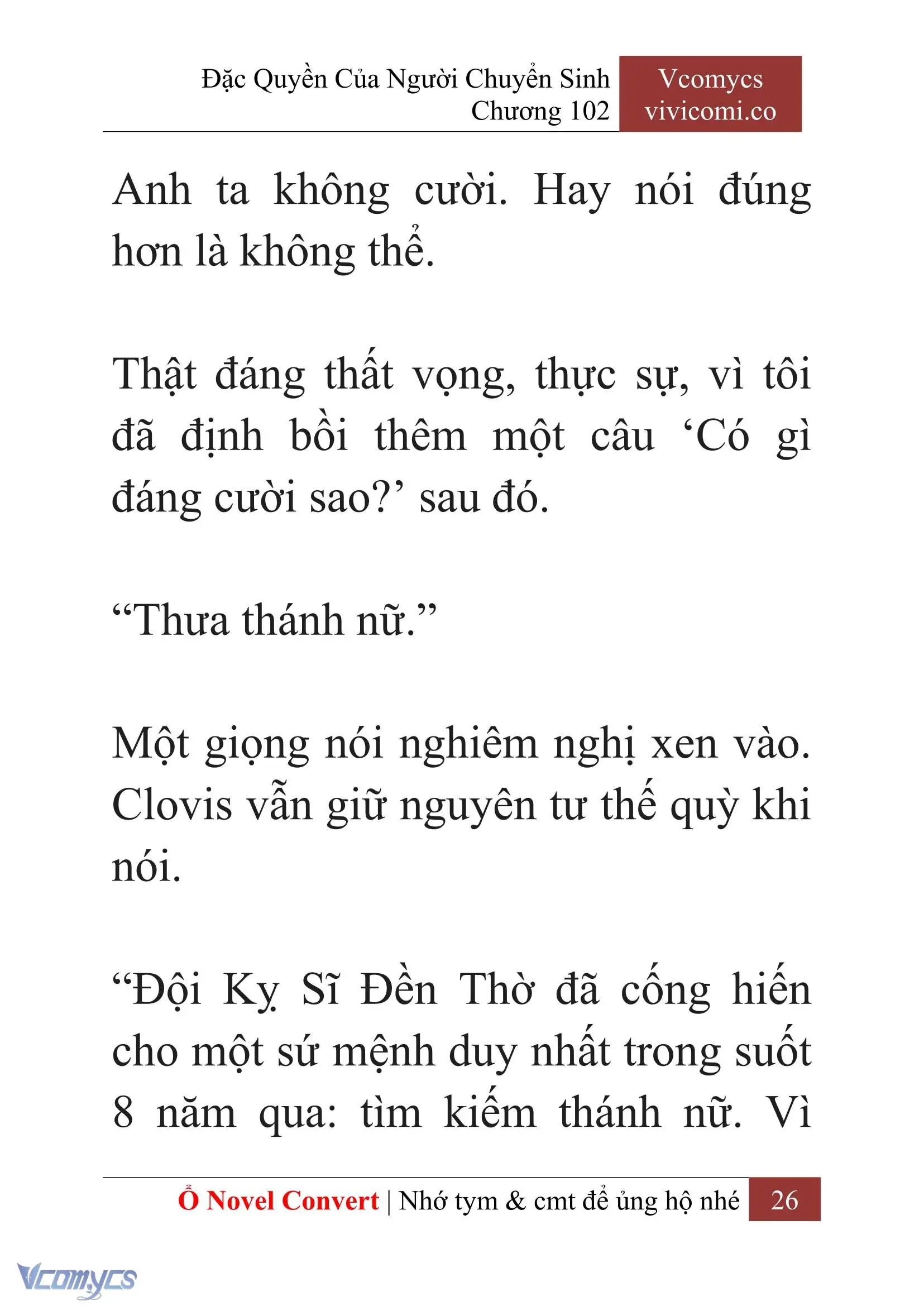 [Novel] Đặc Quyền Của Người Chuyển Sinh Chapter 102 - Trang 29