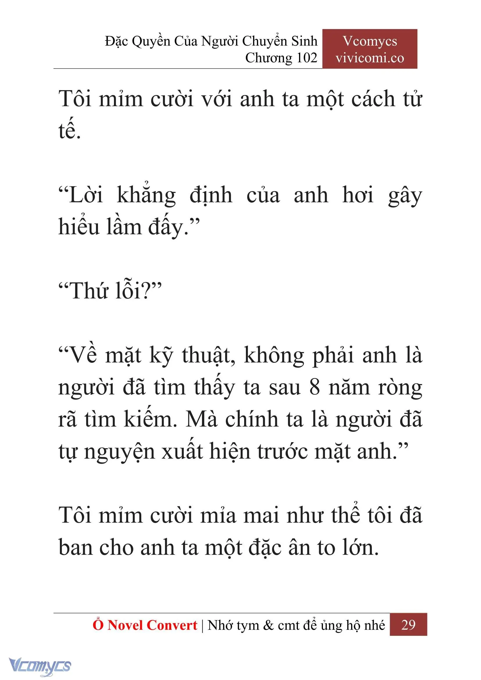 [Novel] Đặc Quyền Của Người Chuyển Sinh Chapter 102 - Trang 32