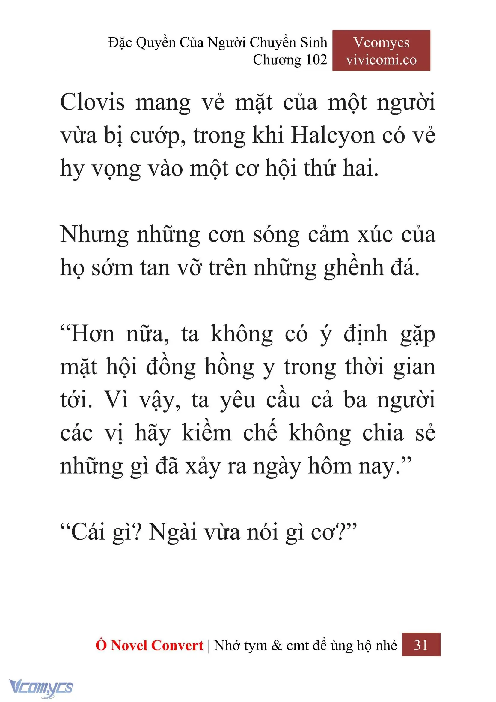 [Novel] Đặc Quyền Của Người Chuyển Sinh Chapter 102 - Trang 34