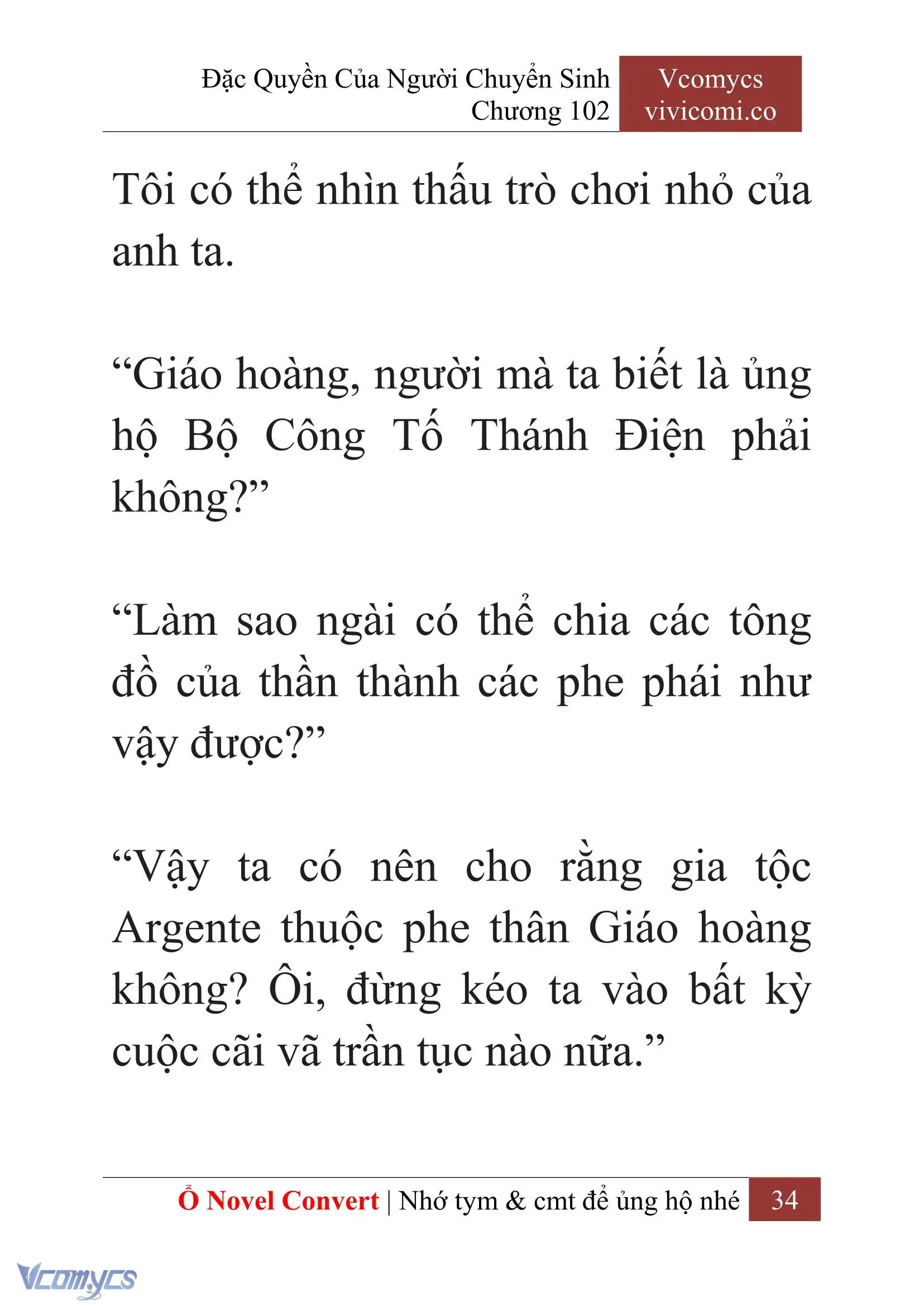 [Novel] Đặc Quyền Của Người Chuyển Sinh Chapter 102 - Trang 37
