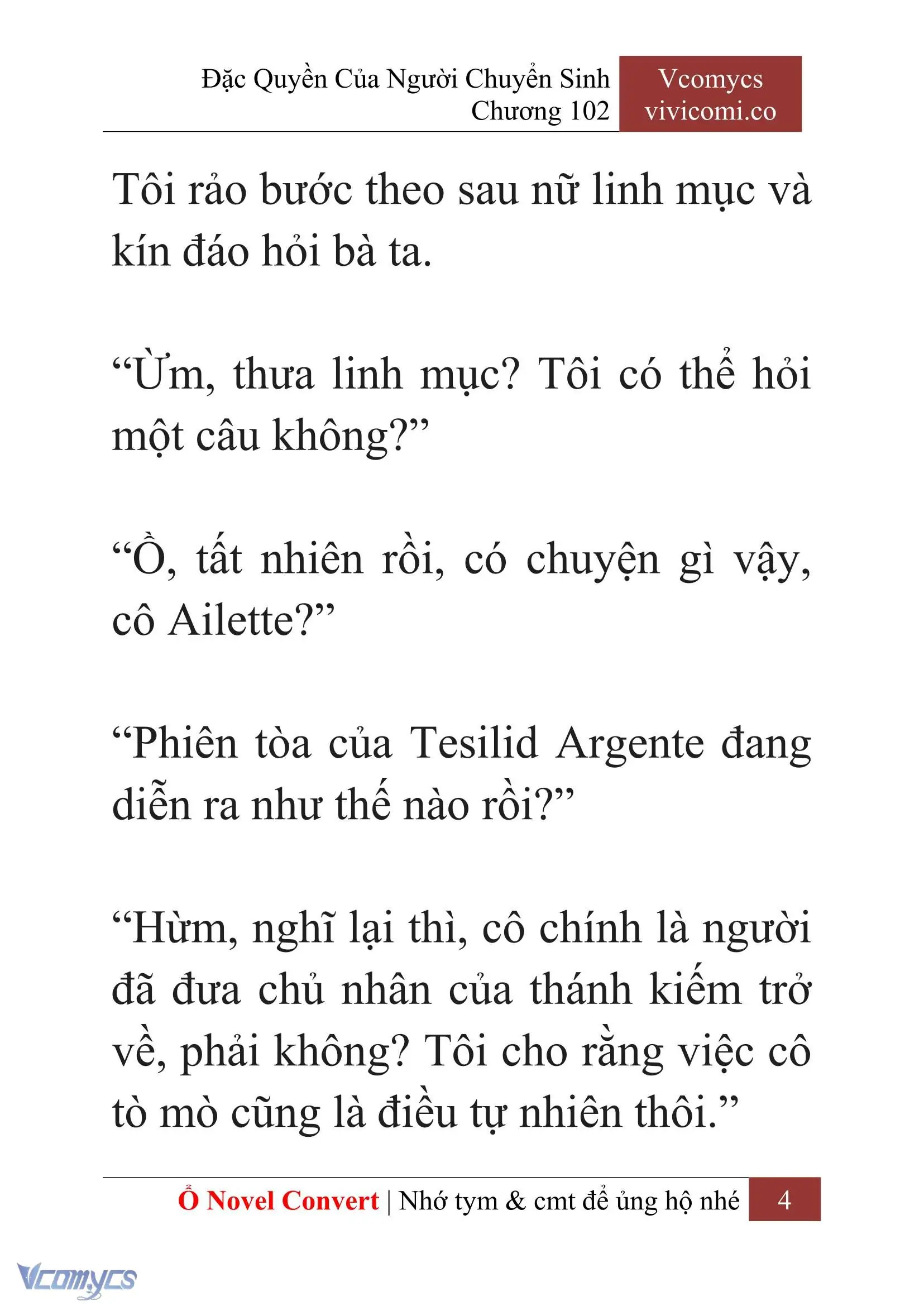 [Novel] Đặc Quyền Của Người Chuyển Sinh Chapter 102 - Trang 7