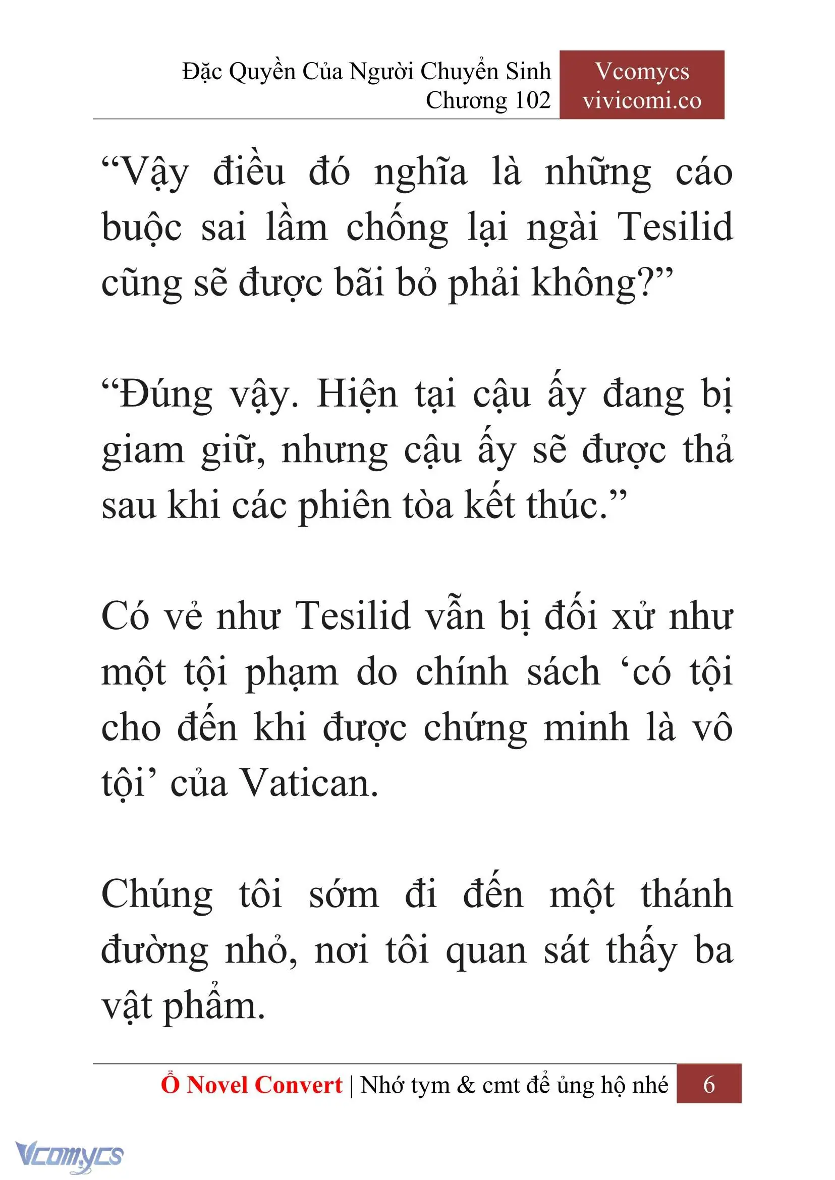 [Novel] Đặc Quyền Của Người Chuyển Sinh Chapter 102 - Trang 9