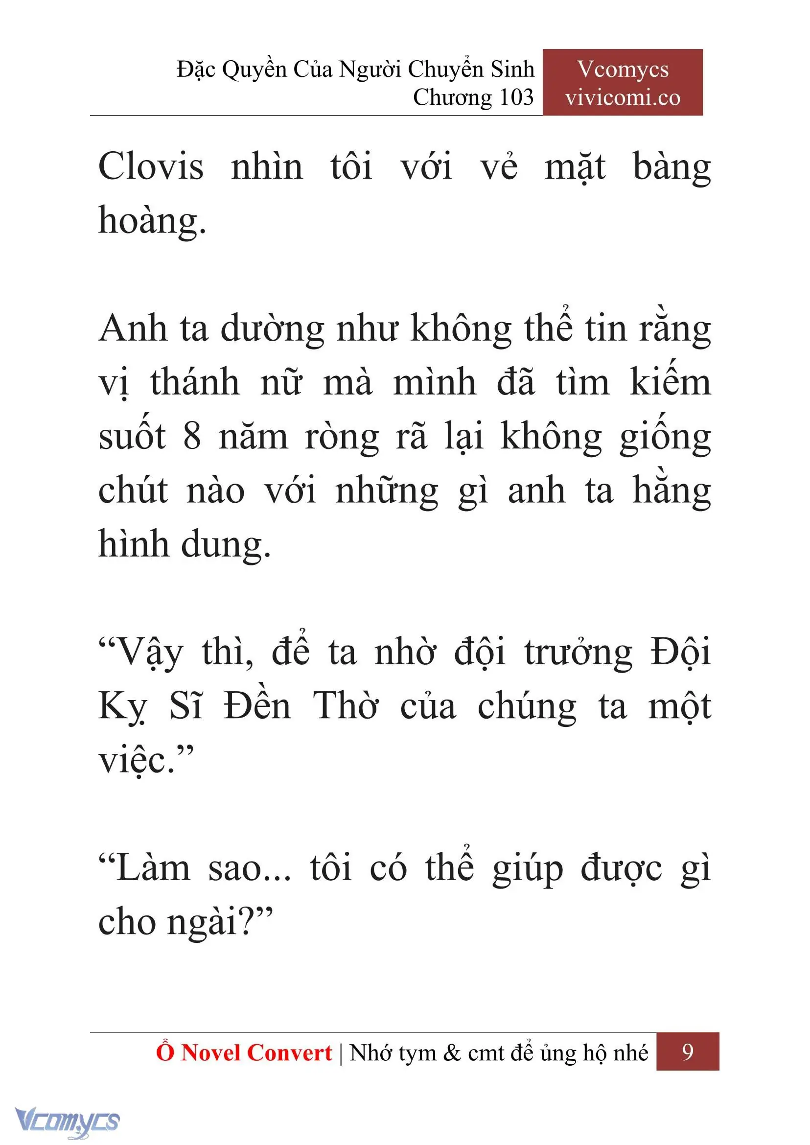 [Novel] Đặc Quyền Của Người Chuyển Sinh Chapter 103 - Trang 12