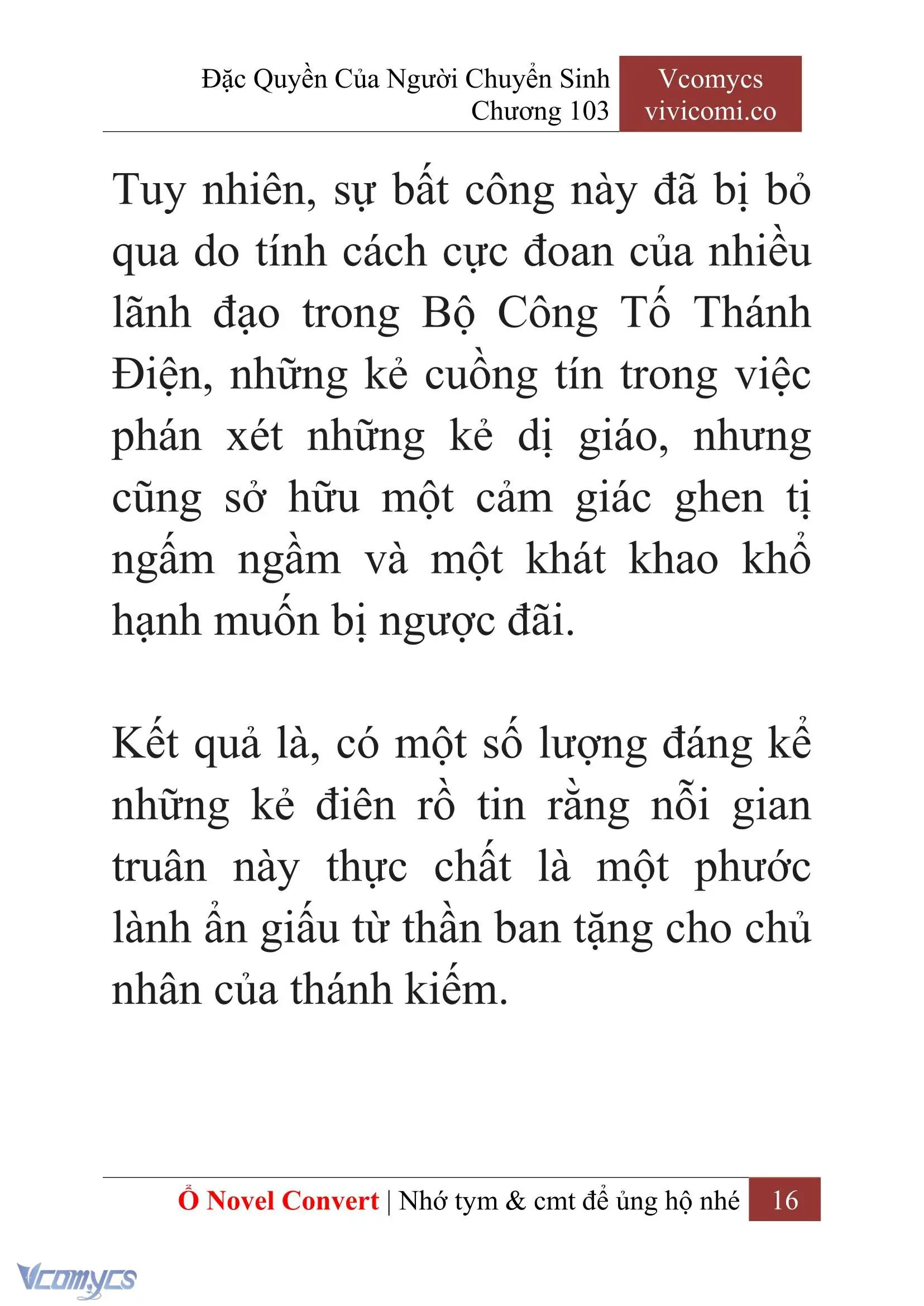 [Novel] Đặc Quyền Của Người Chuyển Sinh Chapter 103 - Trang 19