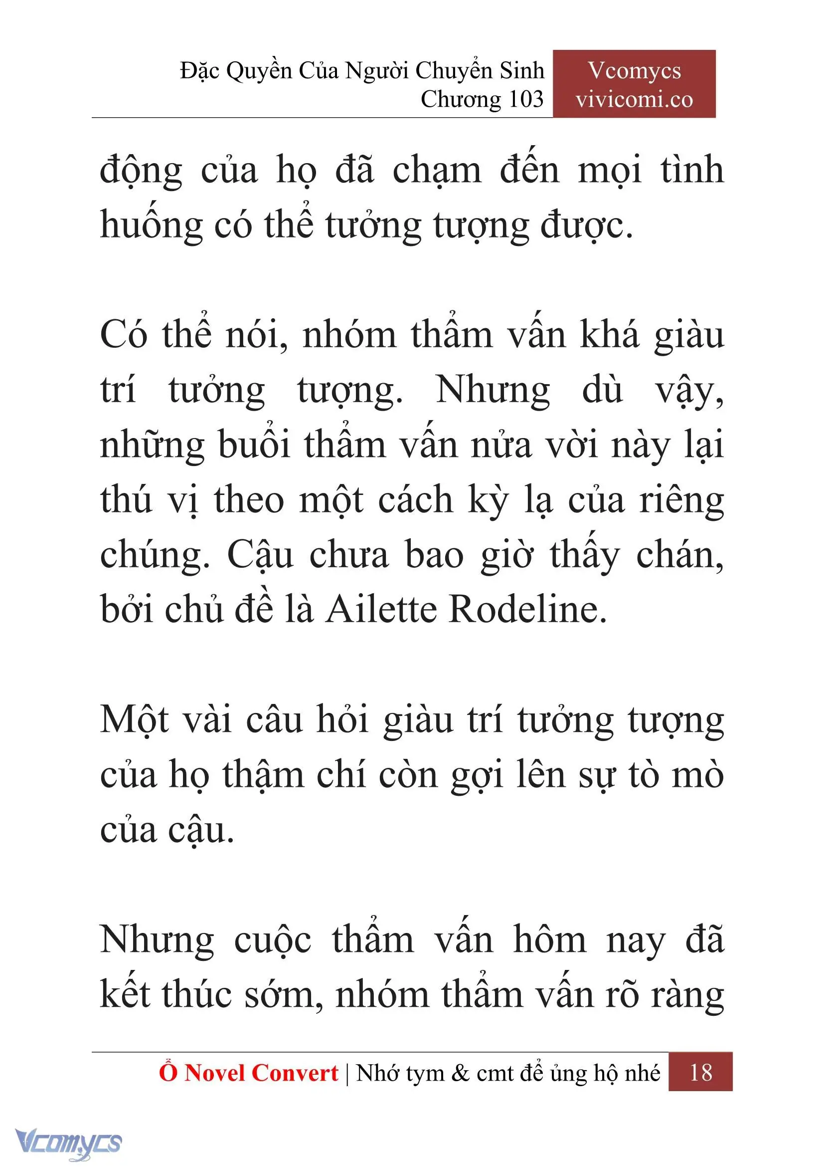 [Novel] Đặc Quyền Của Người Chuyển Sinh Chapter 103 - Trang 21