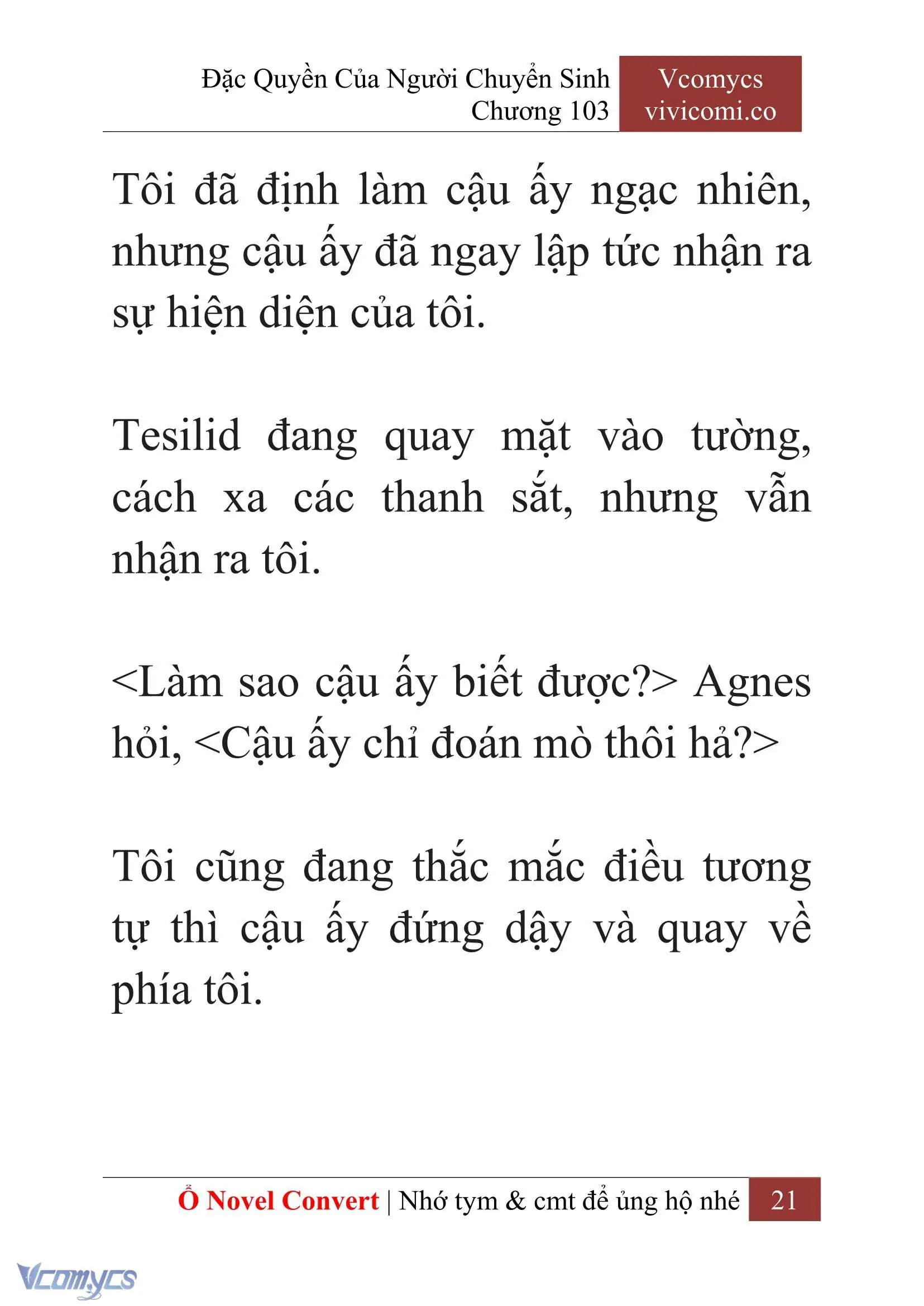 [Novel] Đặc Quyền Của Người Chuyển Sinh Chapter 103 - Trang 24
