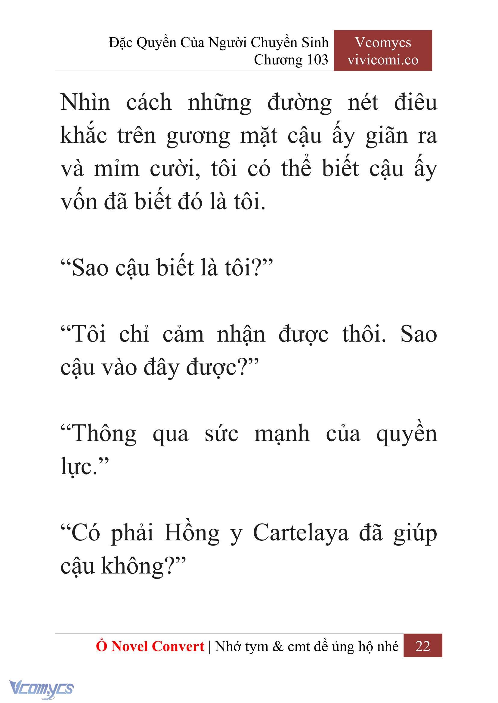 [Novel] Đặc Quyền Của Người Chuyển Sinh Chapter 103 - Trang 25
