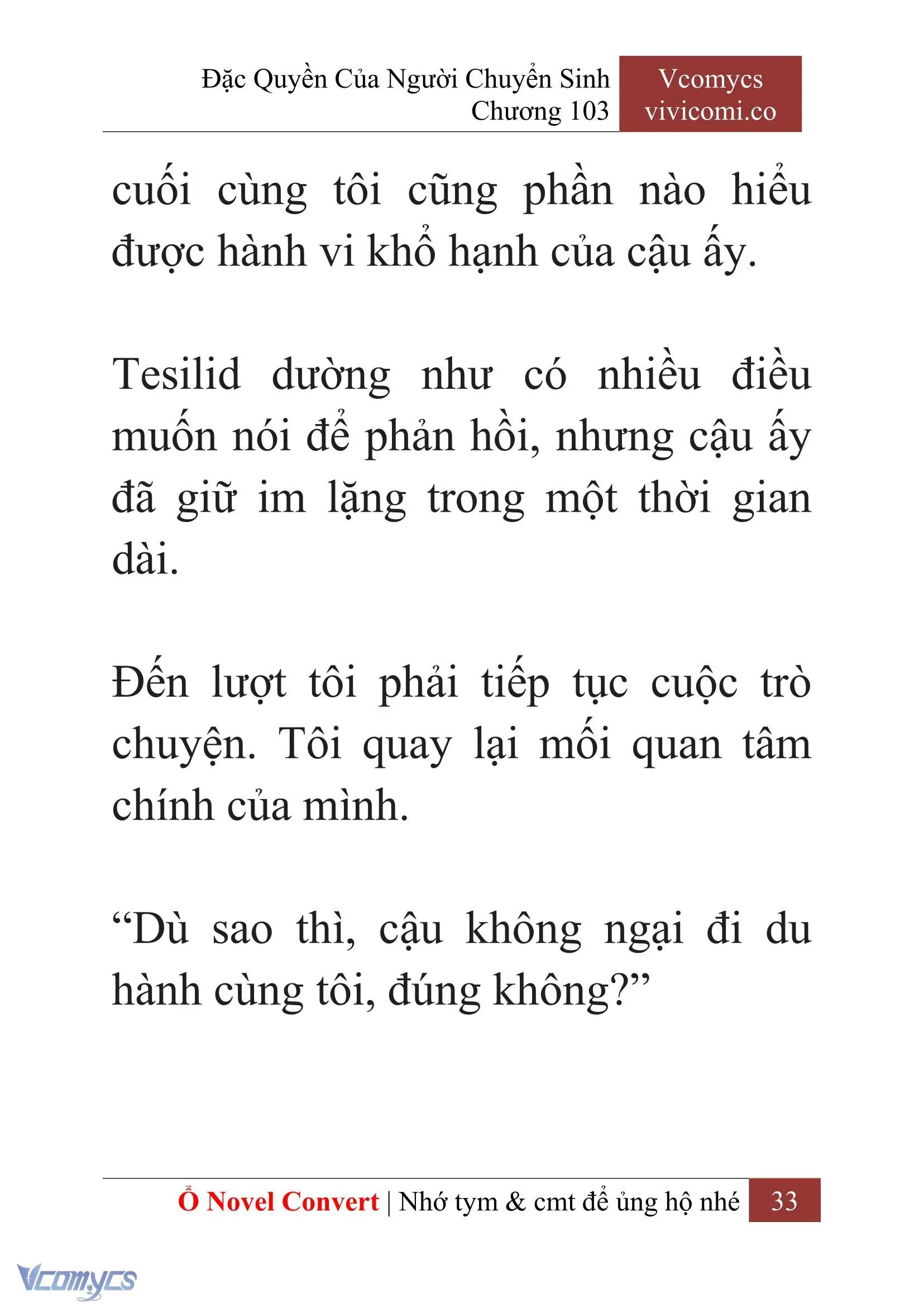 [Novel] Đặc Quyền Của Người Chuyển Sinh Chapter 103 - Trang 36