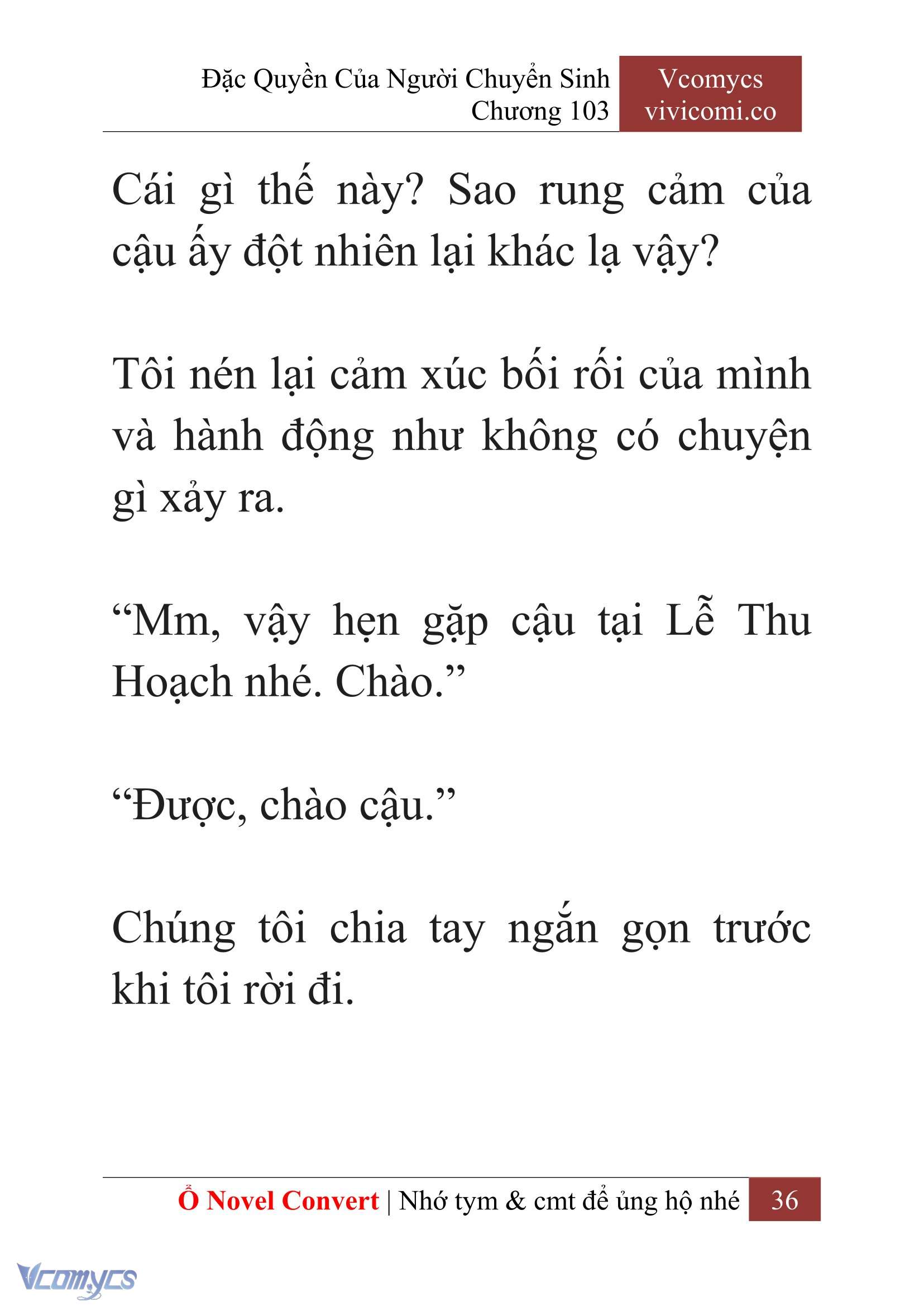 [Novel] Đặc Quyền Của Người Chuyển Sinh Chapter 103 - Trang 39