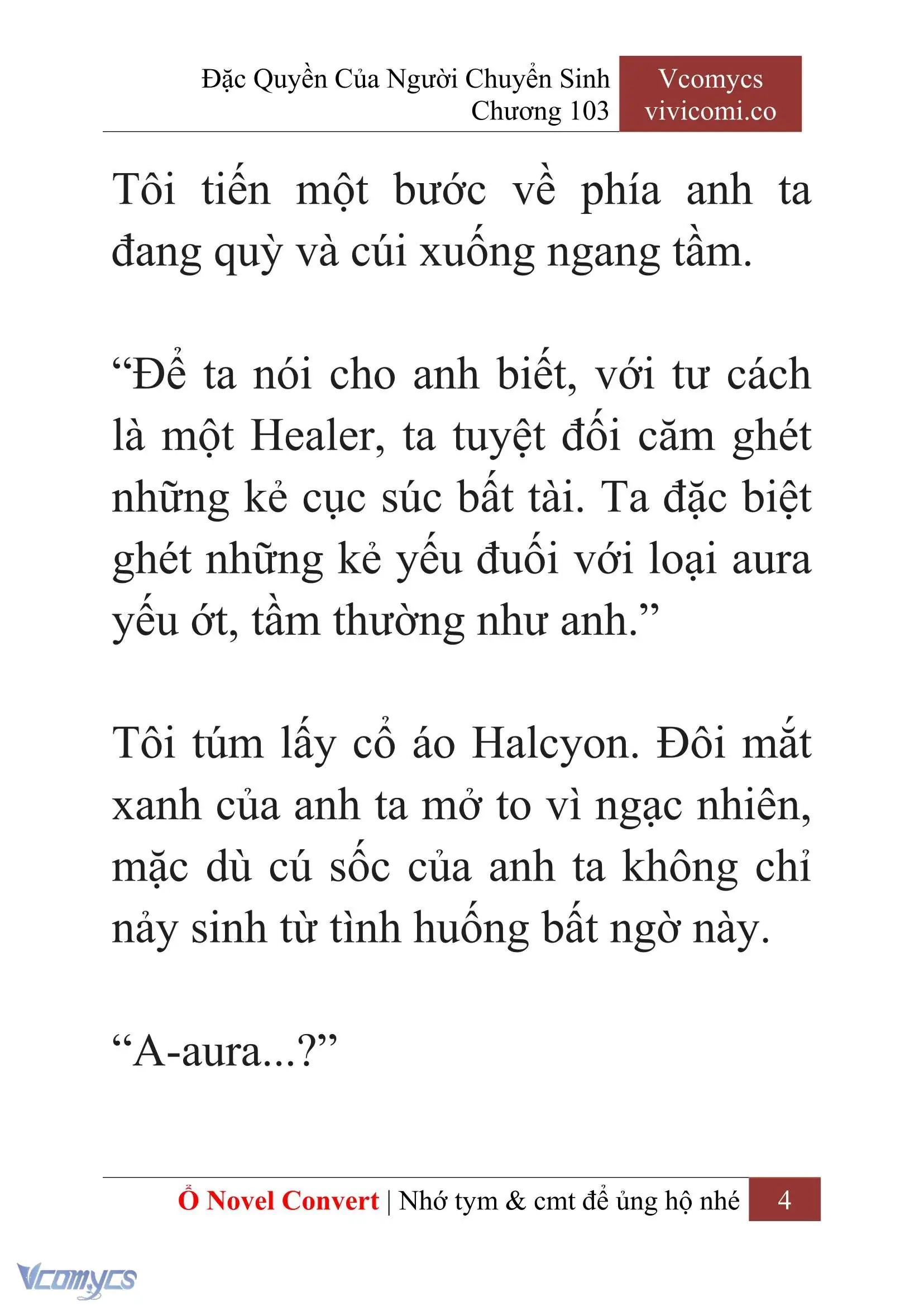 [Novel] Đặc Quyền Của Người Chuyển Sinh Chapter 103 - Trang 7