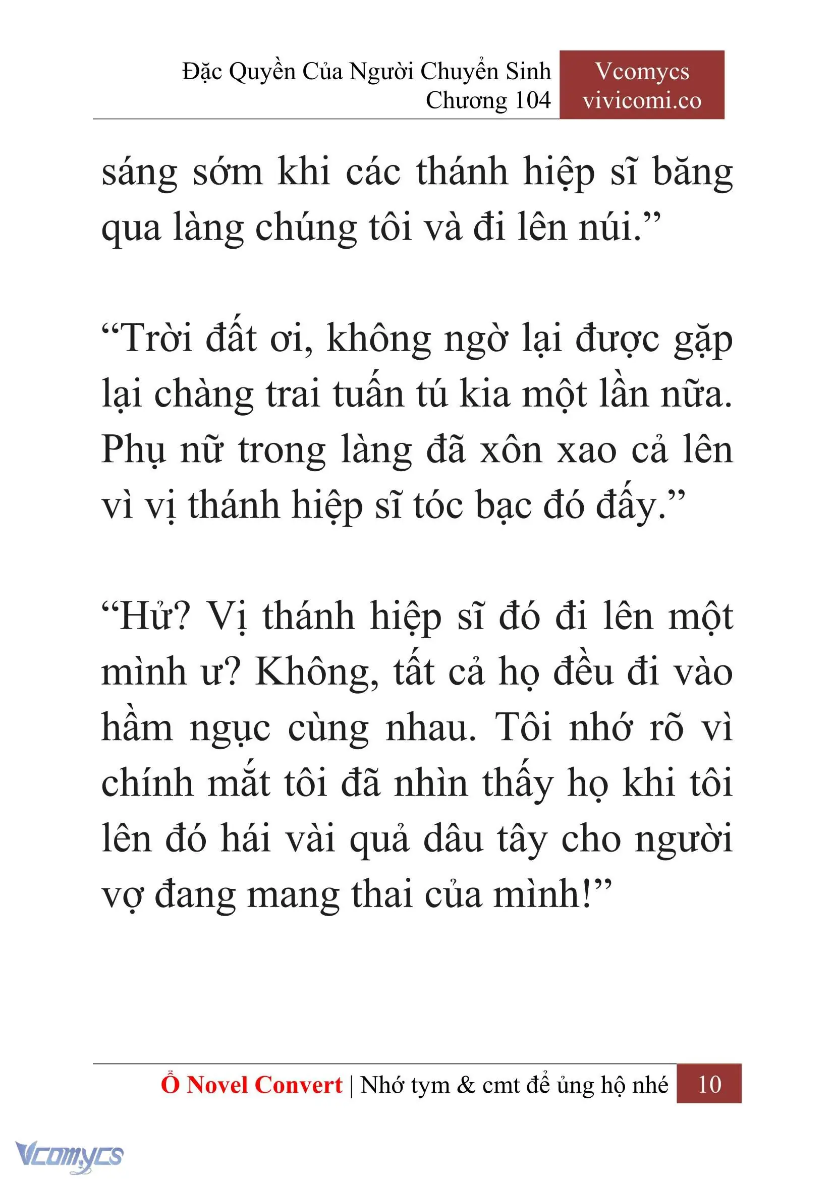 [Novel] Đặc Quyền Của Người Chuyển Sinh Chapter 104 - Trang 13