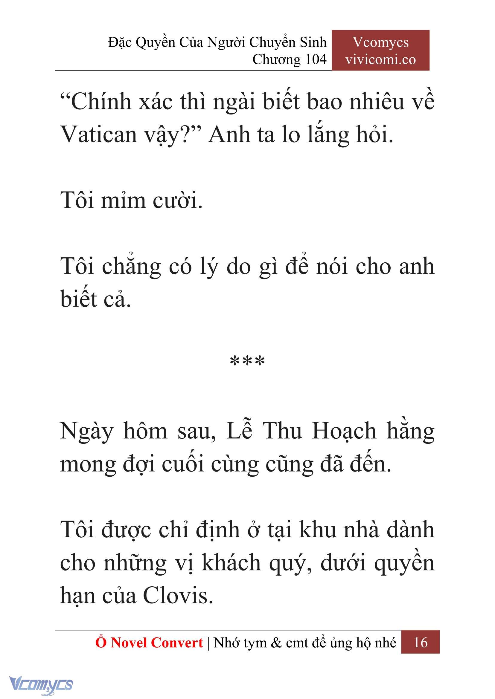 [Novel] Đặc Quyền Của Người Chuyển Sinh Chapter 104 - Trang 19