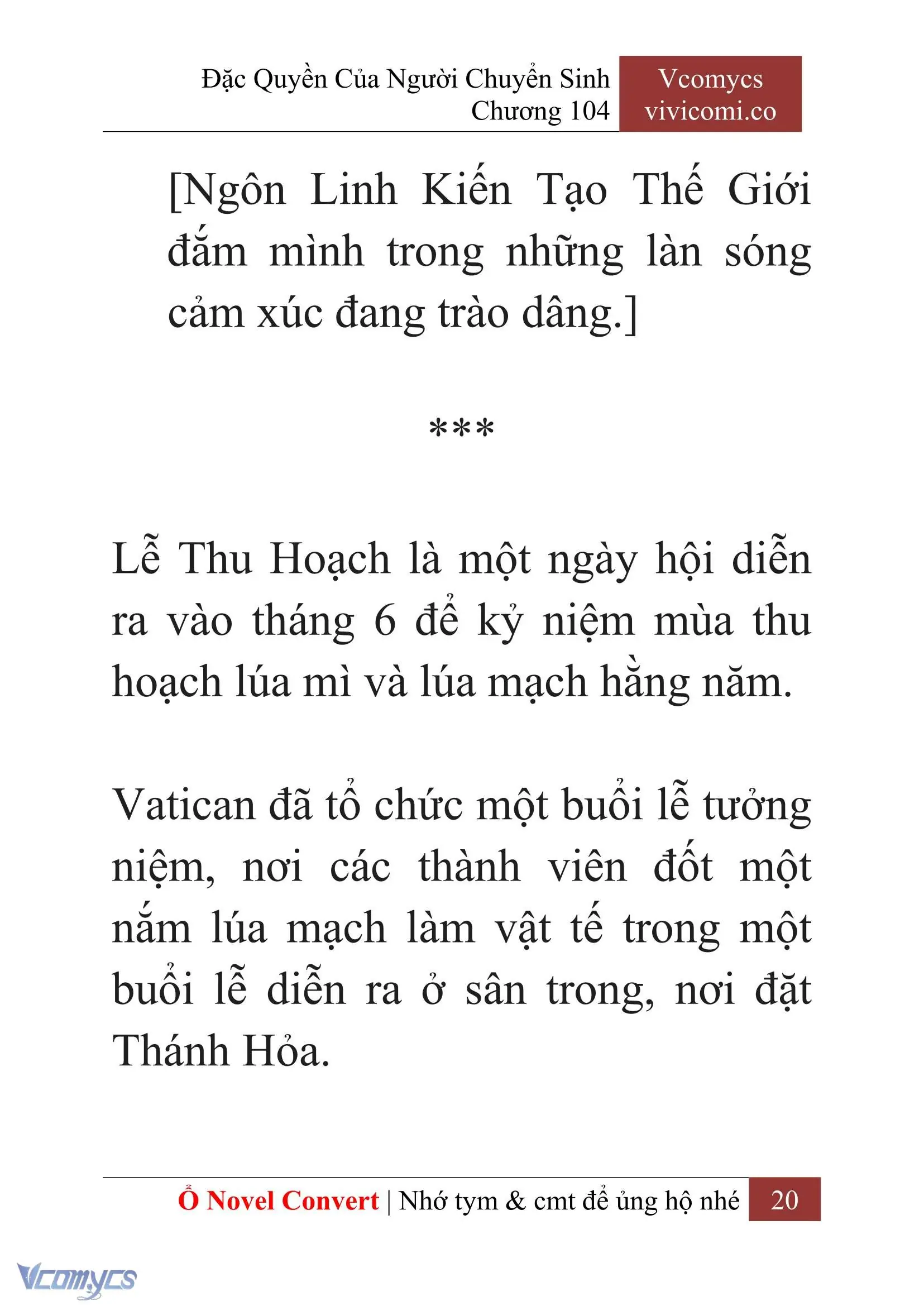 [Novel] Đặc Quyền Của Người Chuyển Sinh Chapter 104 - Trang 23
