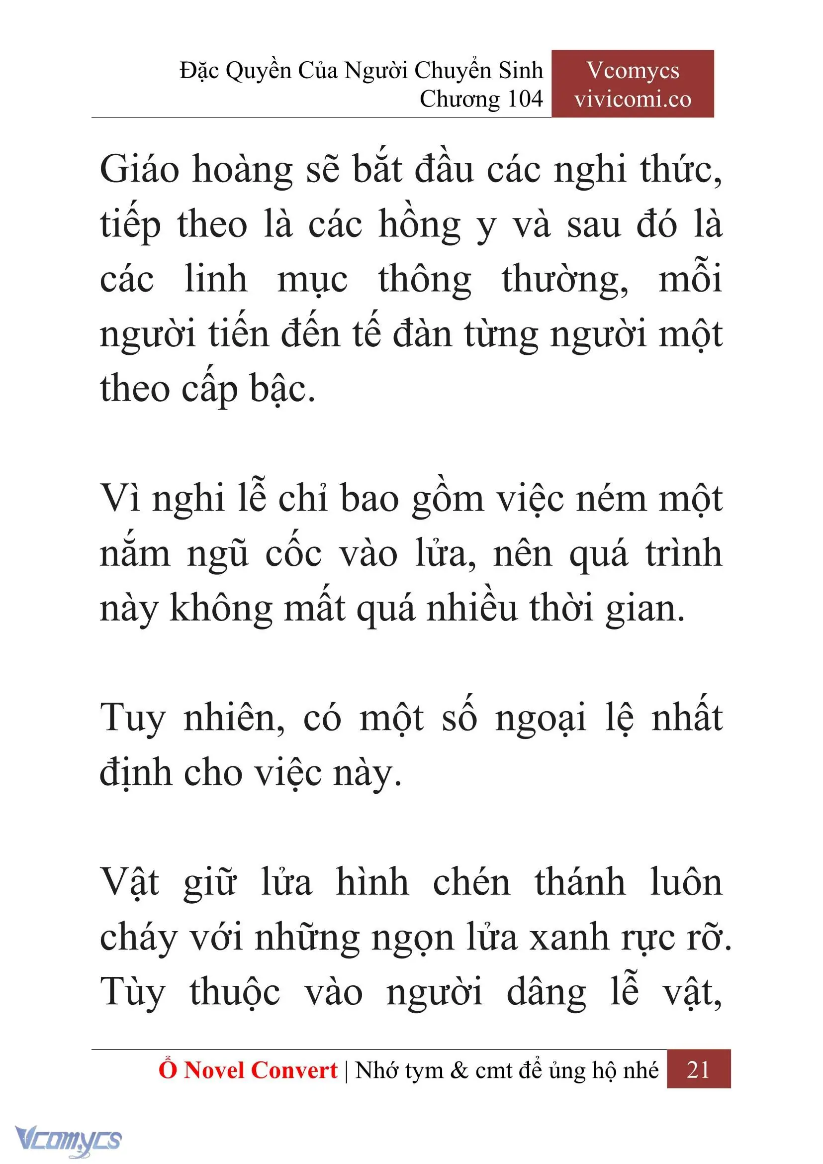 [Novel] Đặc Quyền Của Người Chuyển Sinh Chapter 104 - Trang 24