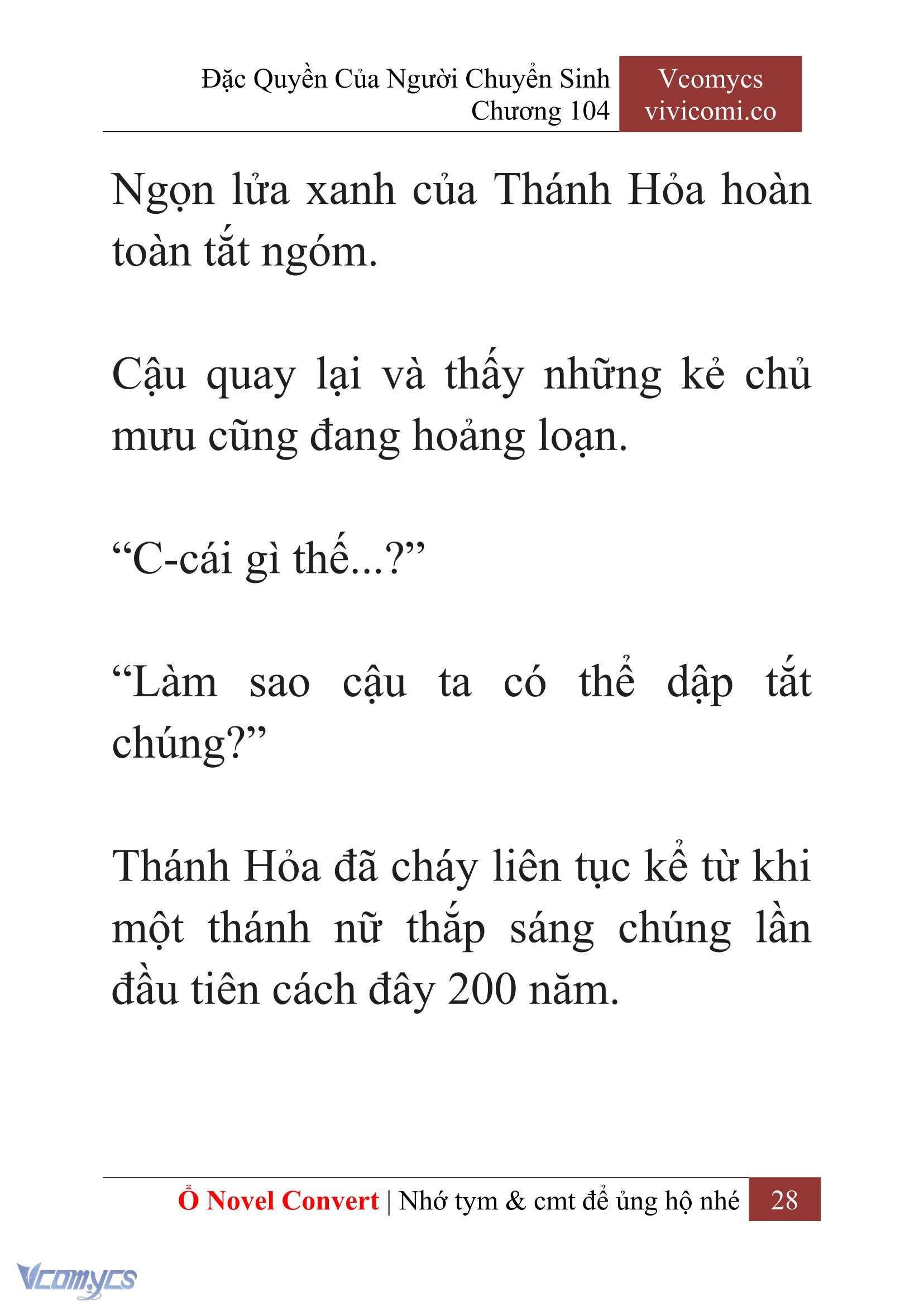 [Novel] Đặc Quyền Của Người Chuyển Sinh Chapter 104 - Trang 31