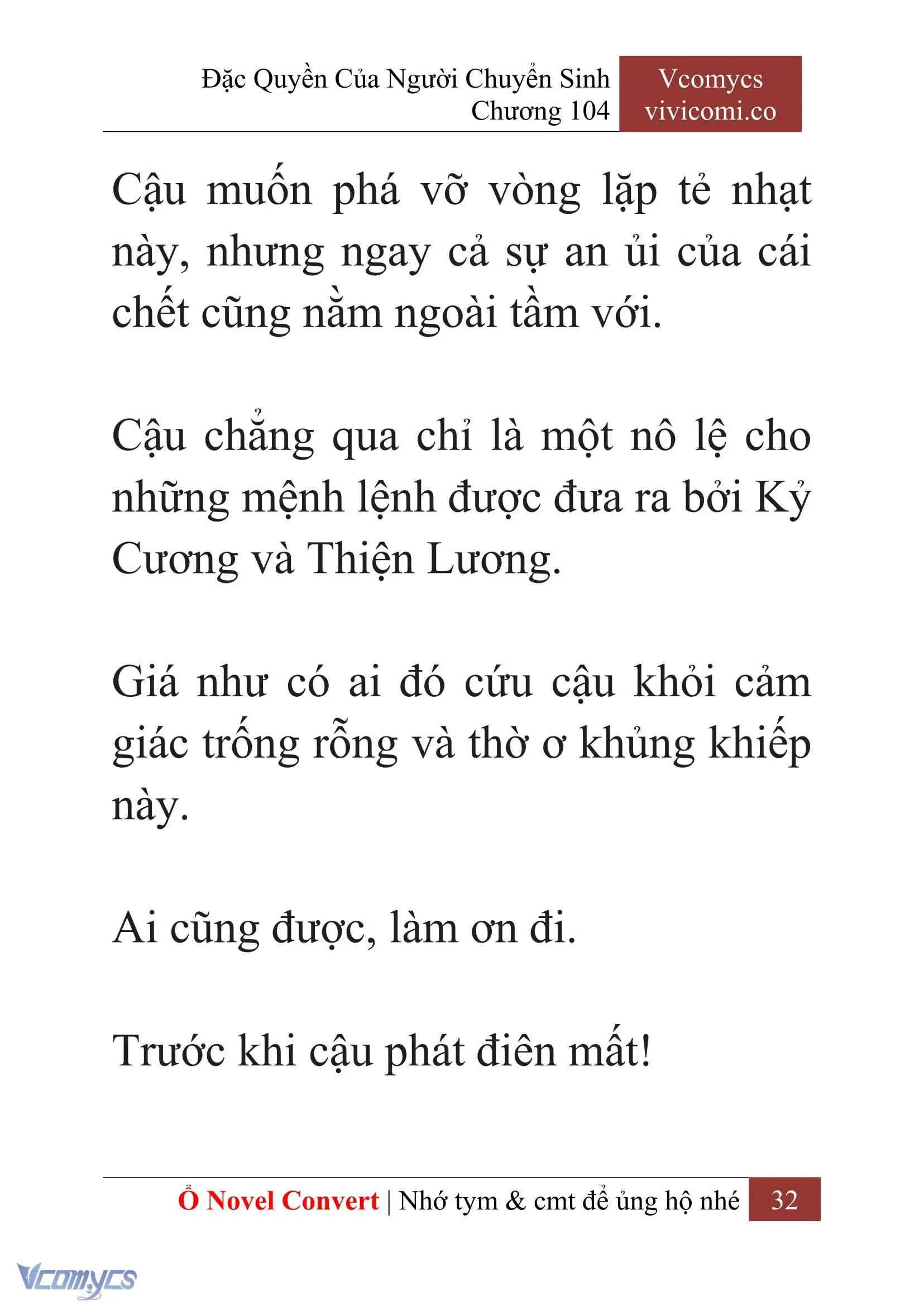 [Novel] Đặc Quyền Của Người Chuyển Sinh Chapter 104 - Trang 35
