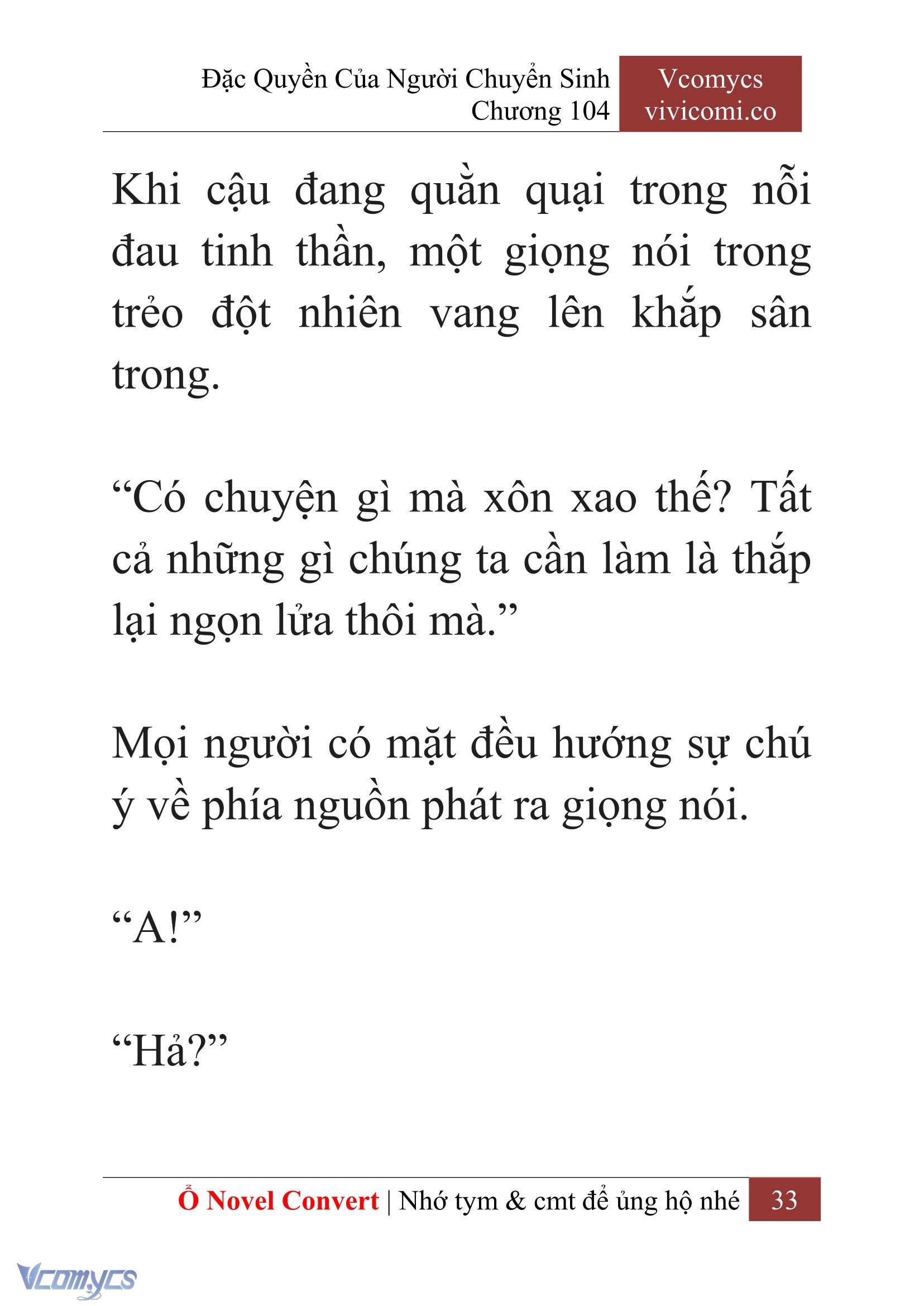[Novel] Đặc Quyền Của Người Chuyển Sinh Chapter 104 - Trang 36