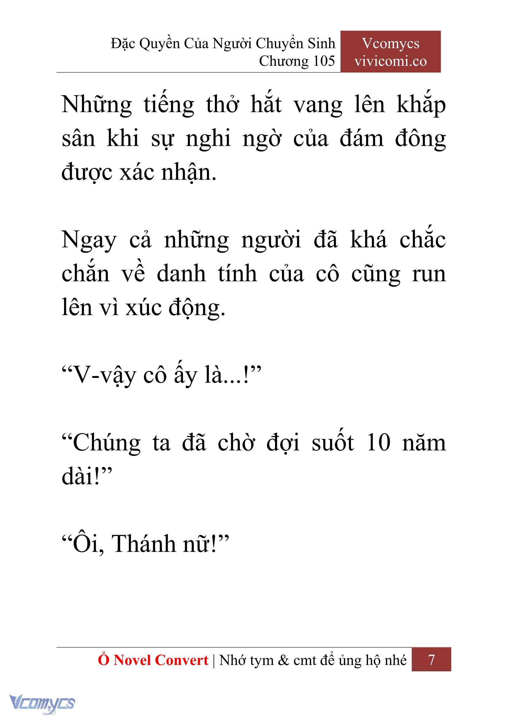 [Novel] Đặc Quyền Của Người Chuyển Sinh Chapter 105 - Trang 10