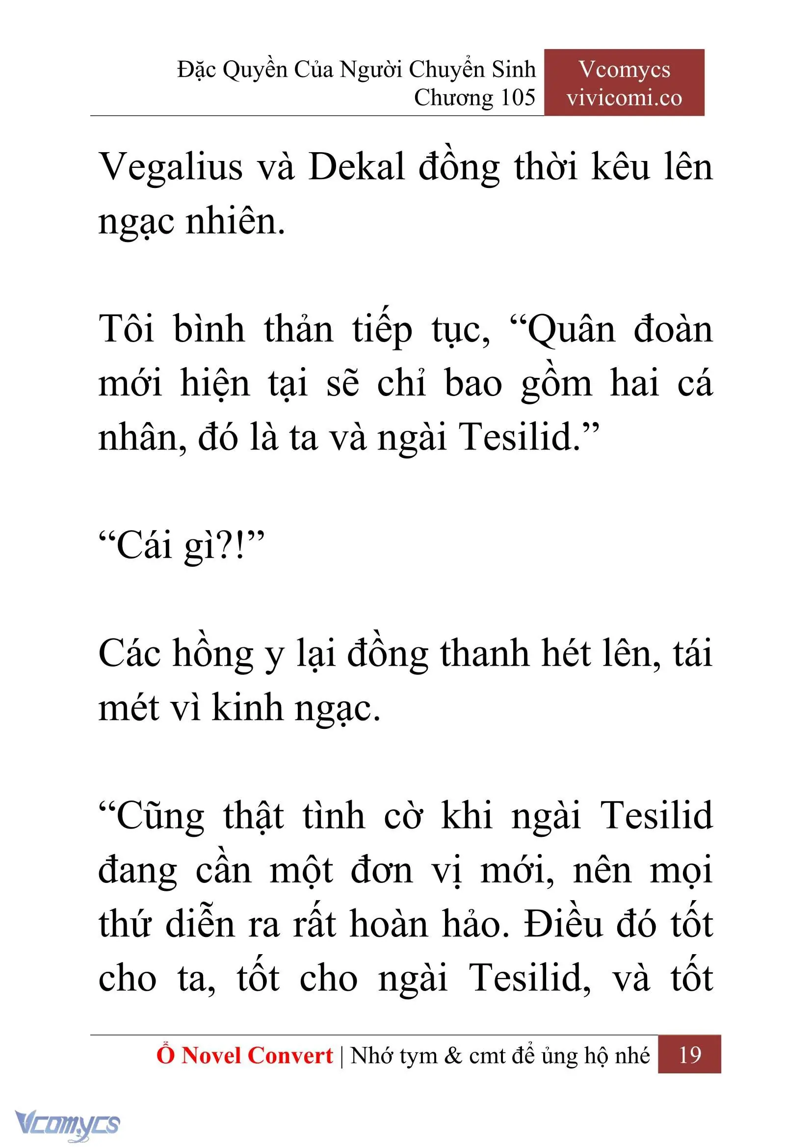 [Novel] Đặc Quyền Của Người Chuyển Sinh Chapter 105 - Trang 22