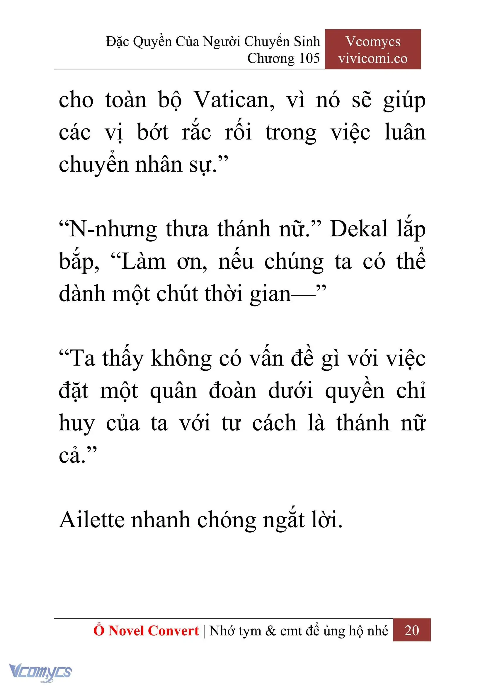 [Novel] Đặc Quyền Của Người Chuyển Sinh Chapter 105 - Trang 23