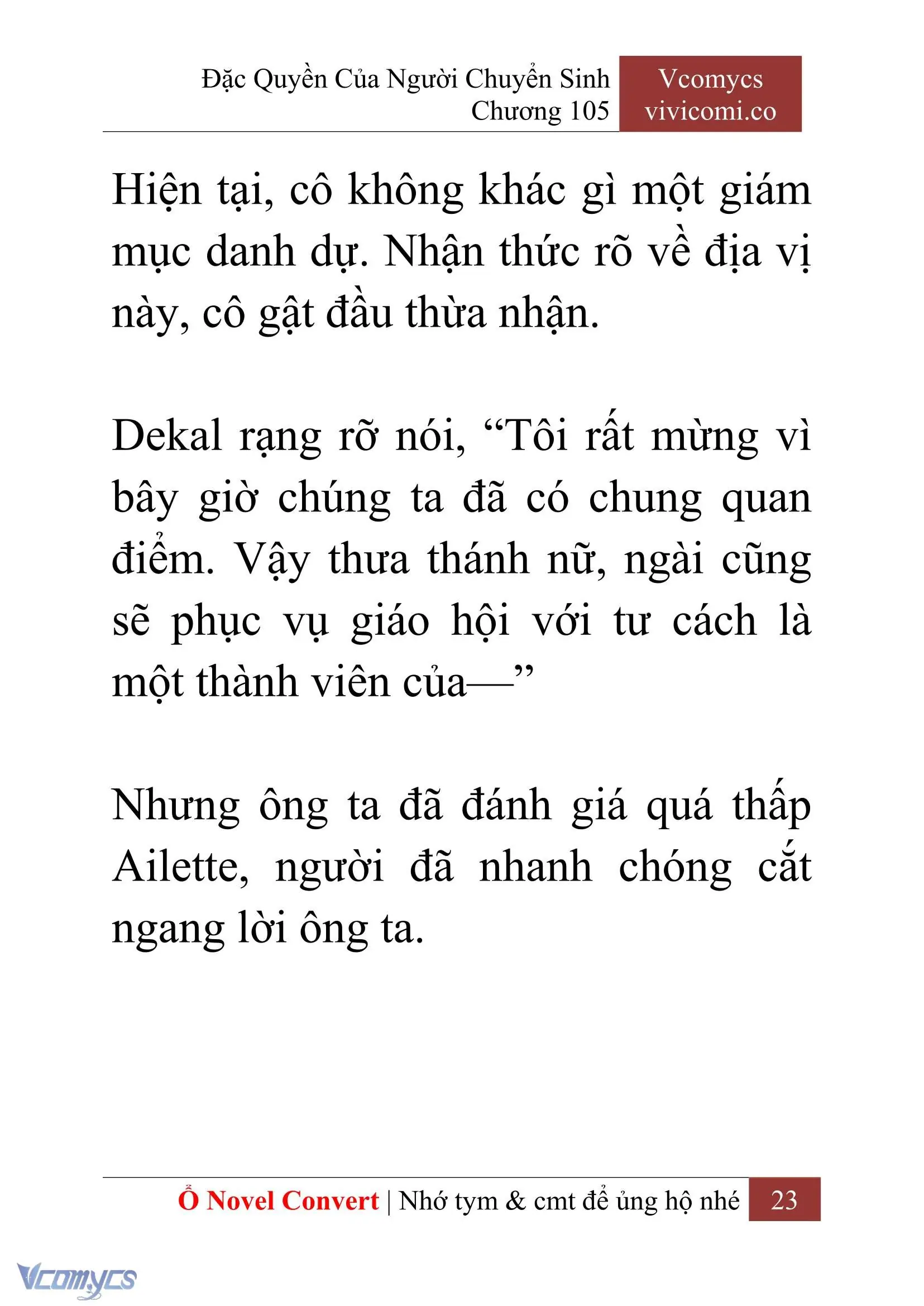 [Novel] Đặc Quyền Của Người Chuyển Sinh Chapter 105 - Trang 26