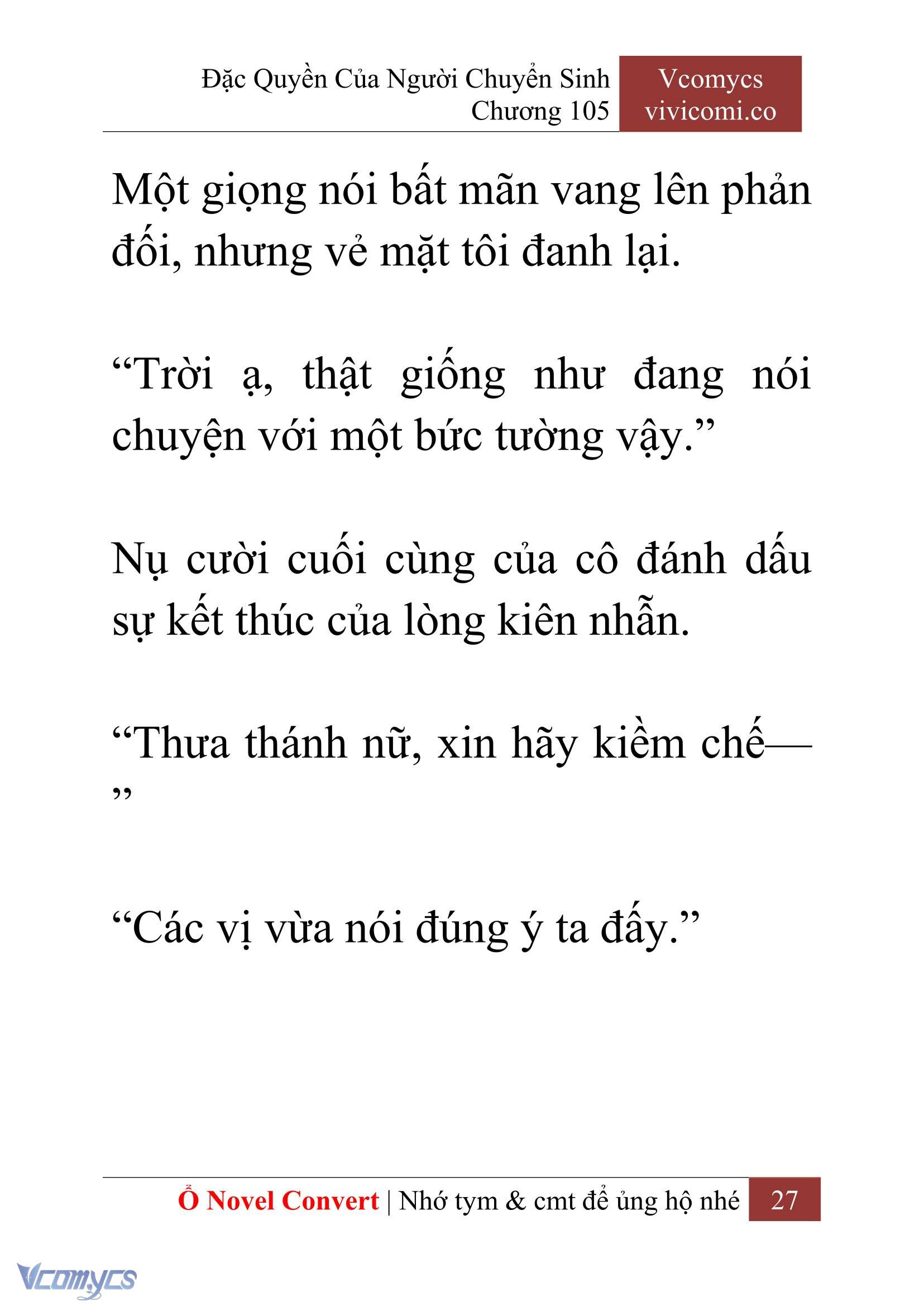 [Novel] Đặc Quyền Của Người Chuyển Sinh Chapter 105 - Trang 30