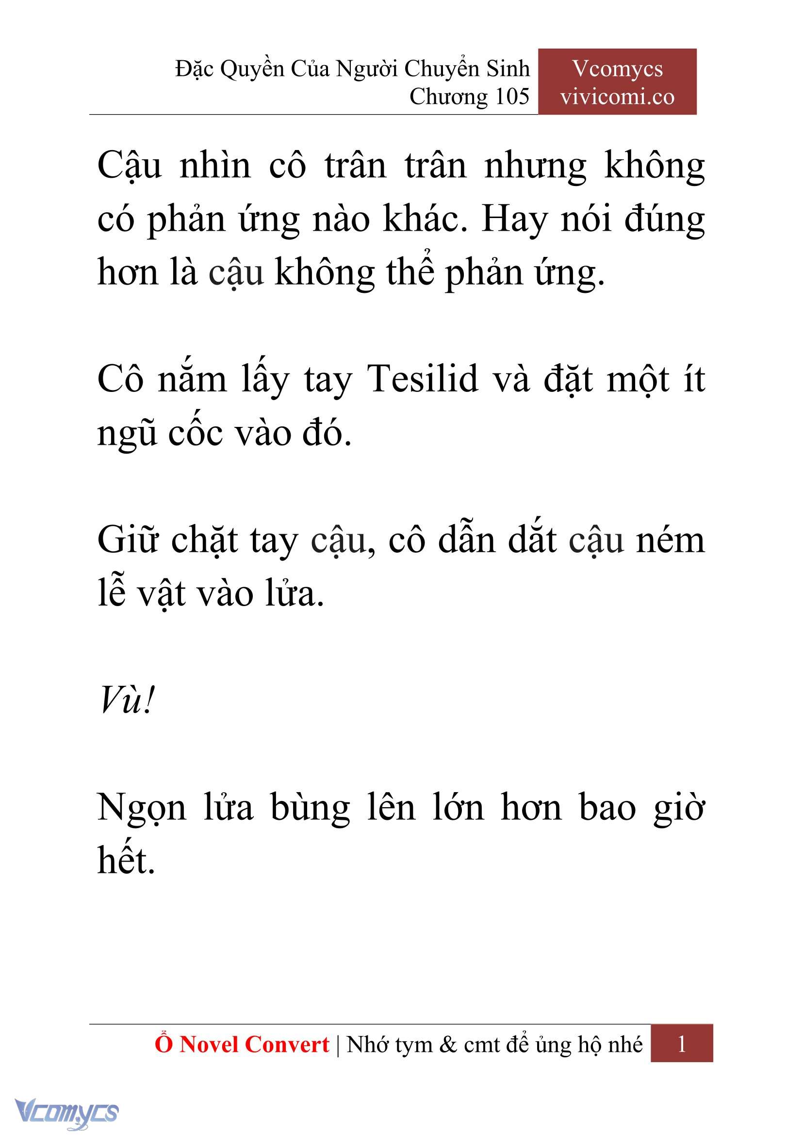 [Novel] Đặc Quyền Của Người Chuyển Sinh Chapter 105 - Trang 4
