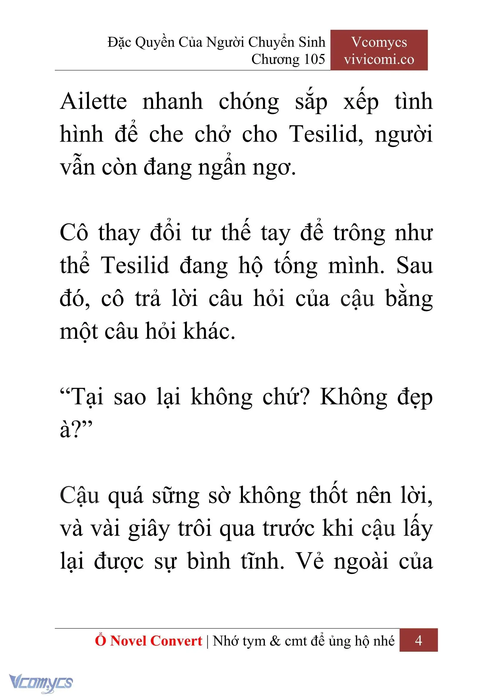 [Novel] Đặc Quyền Của Người Chuyển Sinh Chapter 105 - Trang 7