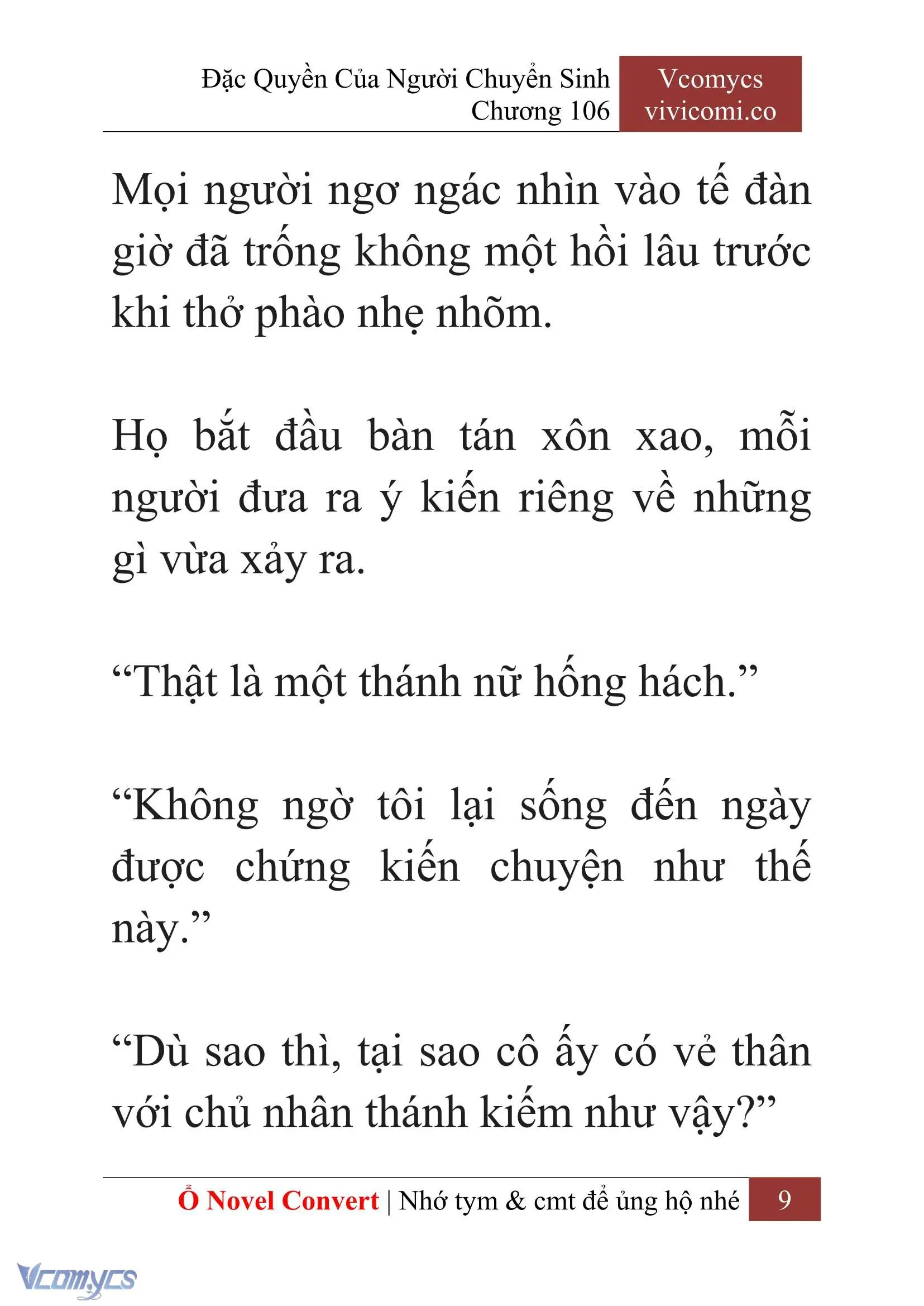 [Novel] Đặc Quyền Của Người Chuyển Sinh Chapter 106 - Trang 12