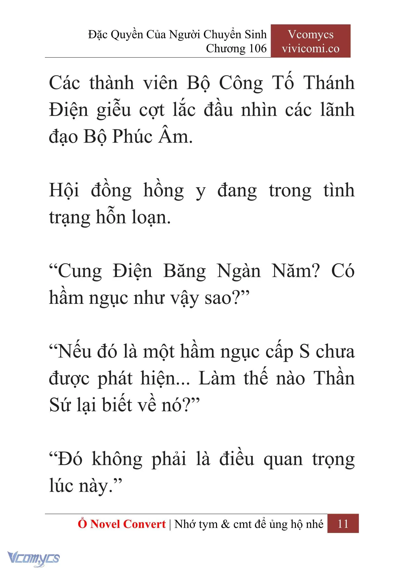 [Novel] Đặc Quyền Của Người Chuyển Sinh Chapter 106 - Trang 14