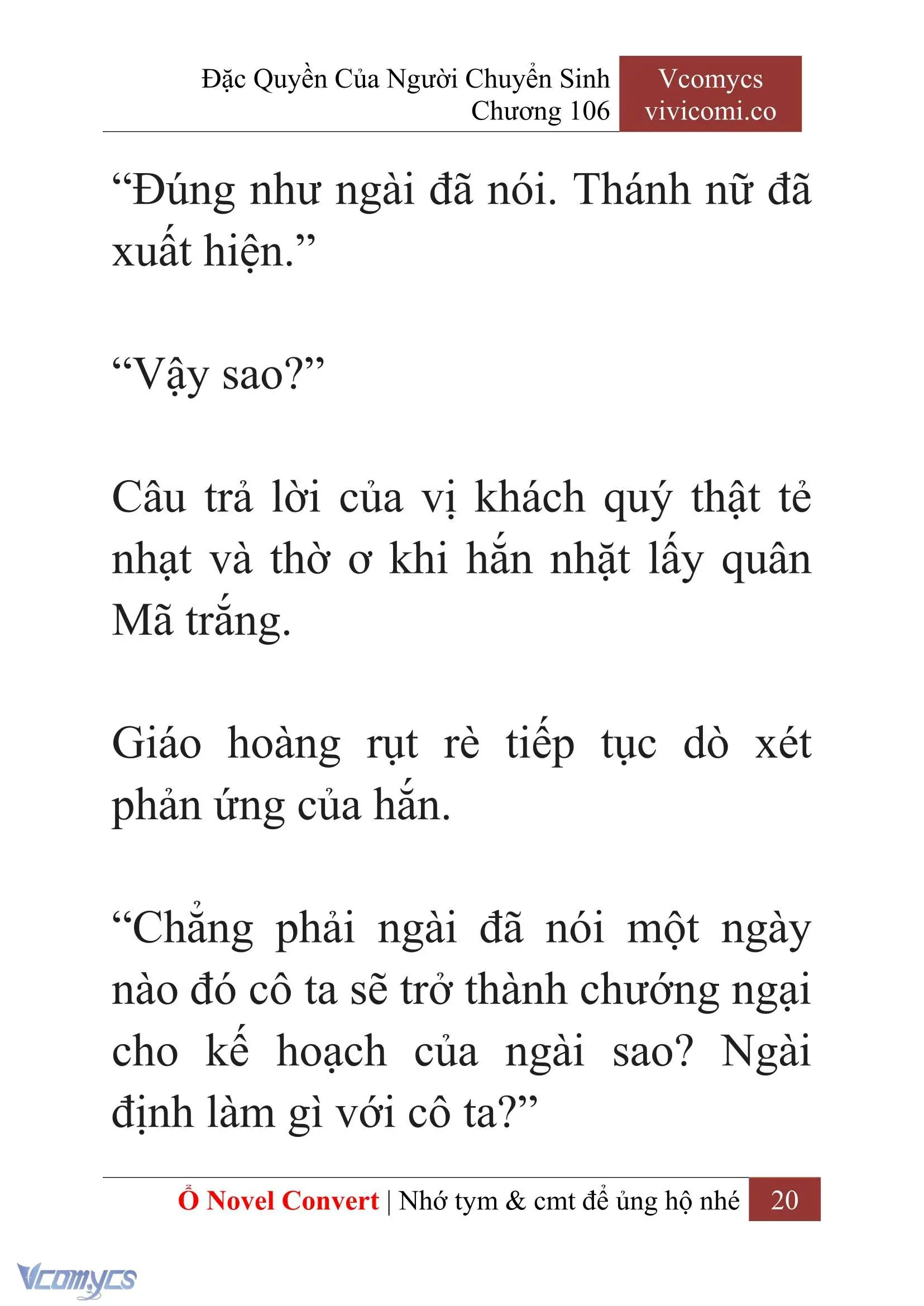 [Novel] Đặc Quyền Của Người Chuyển Sinh Chapter 106 - Trang 23