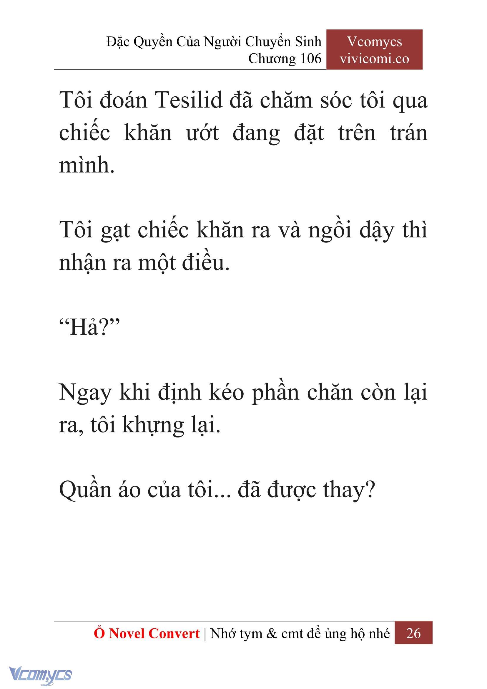 [Novel] Đặc Quyền Của Người Chuyển Sinh Chapter 106 - Trang 29