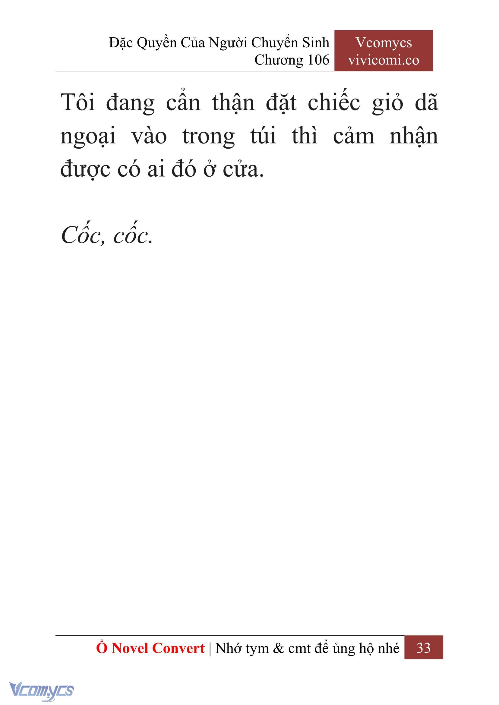 [Novel] Đặc Quyền Của Người Chuyển Sinh Chapter 106 - Trang 36