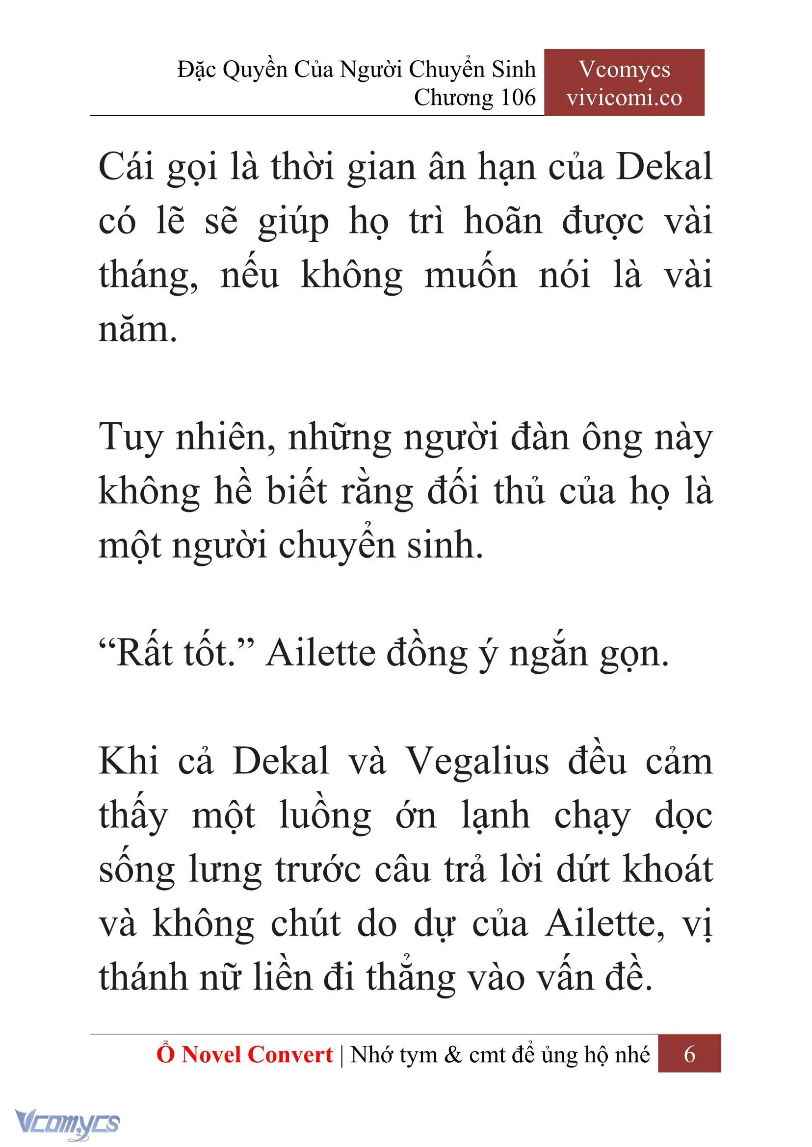 [Novel] Đặc Quyền Của Người Chuyển Sinh Chapter 106 - Trang 9