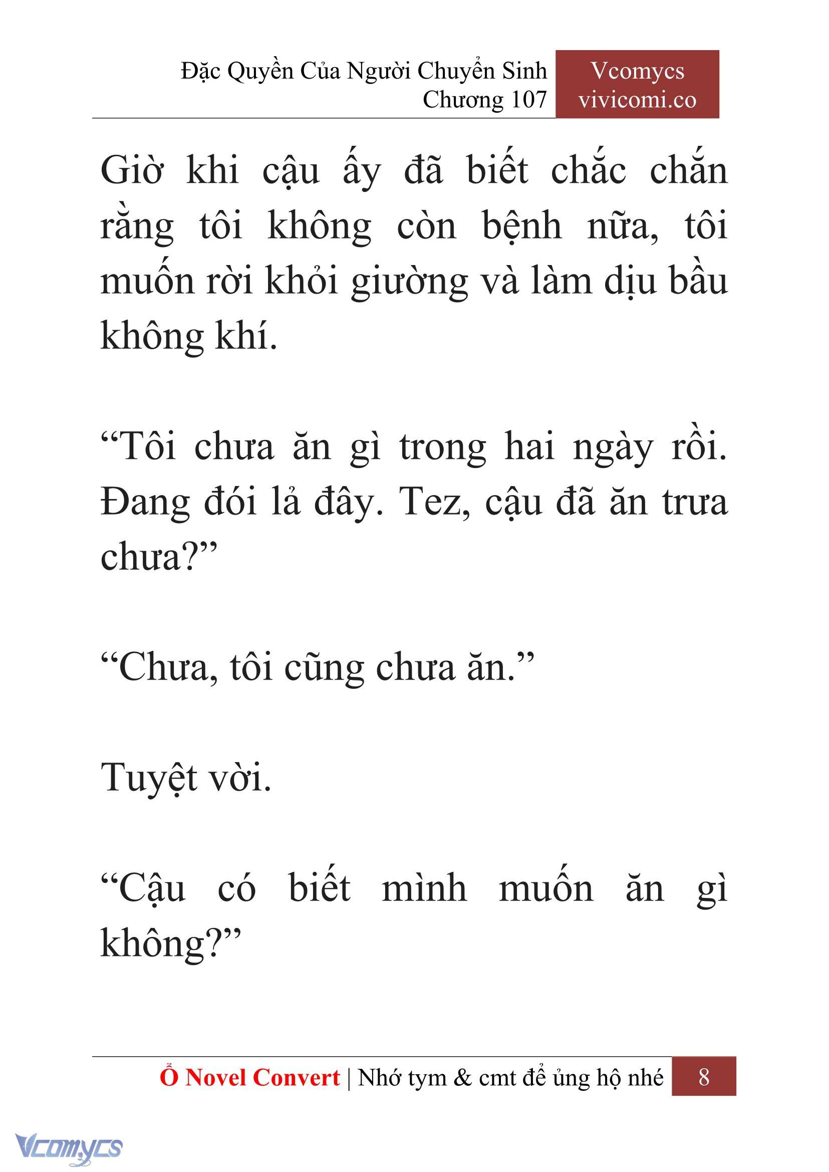 [Novel] Đặc Quyền Của Người Chuyển Sinh Chapter 107 - Trang 11