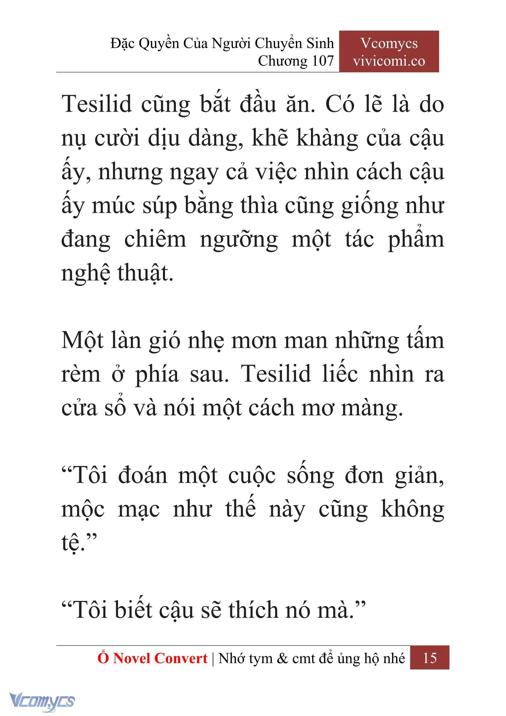 [Novel] Đặc Quyền Của Người Chuyển Sinh Chapter 107 - Trang 18