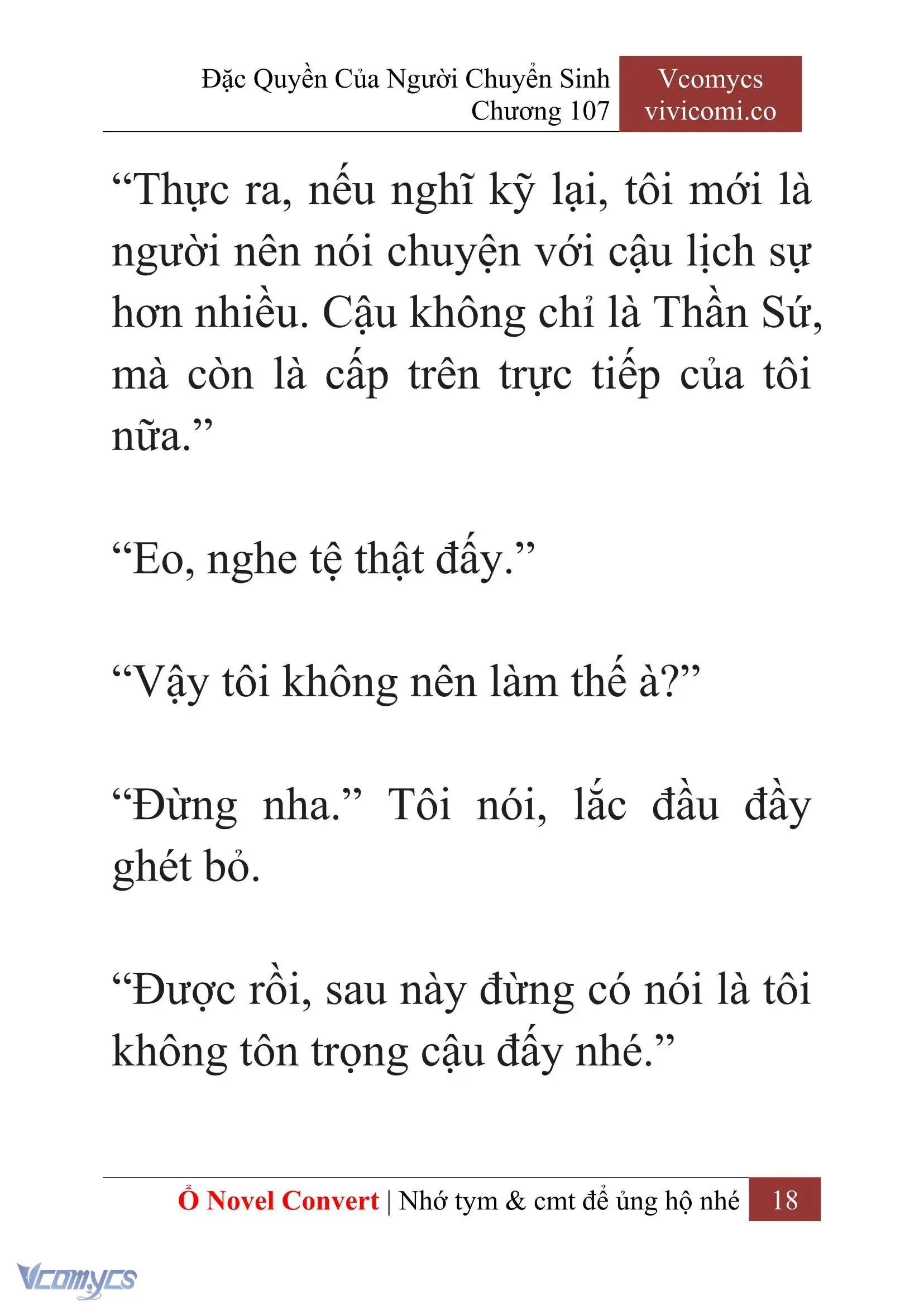 [Novel] Đặc Quyền Của Người Chuyển Sinh Chapter 107 - Trang 21