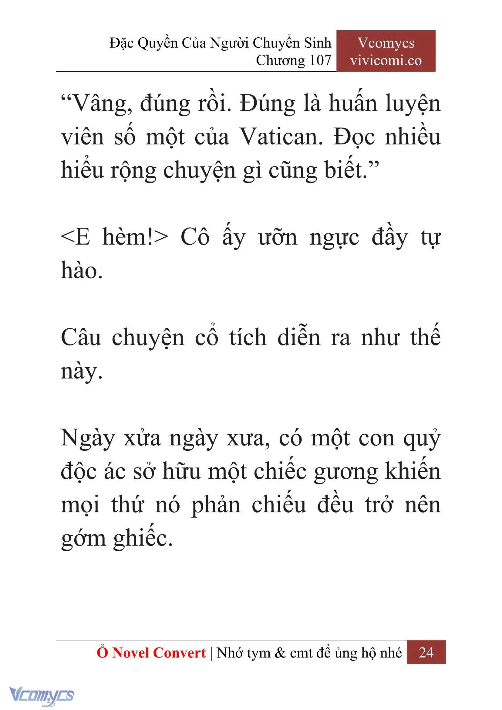 [Novel] Đặc Quyền Của Người Chuyển Sinh Chapter 107 - Trang 27