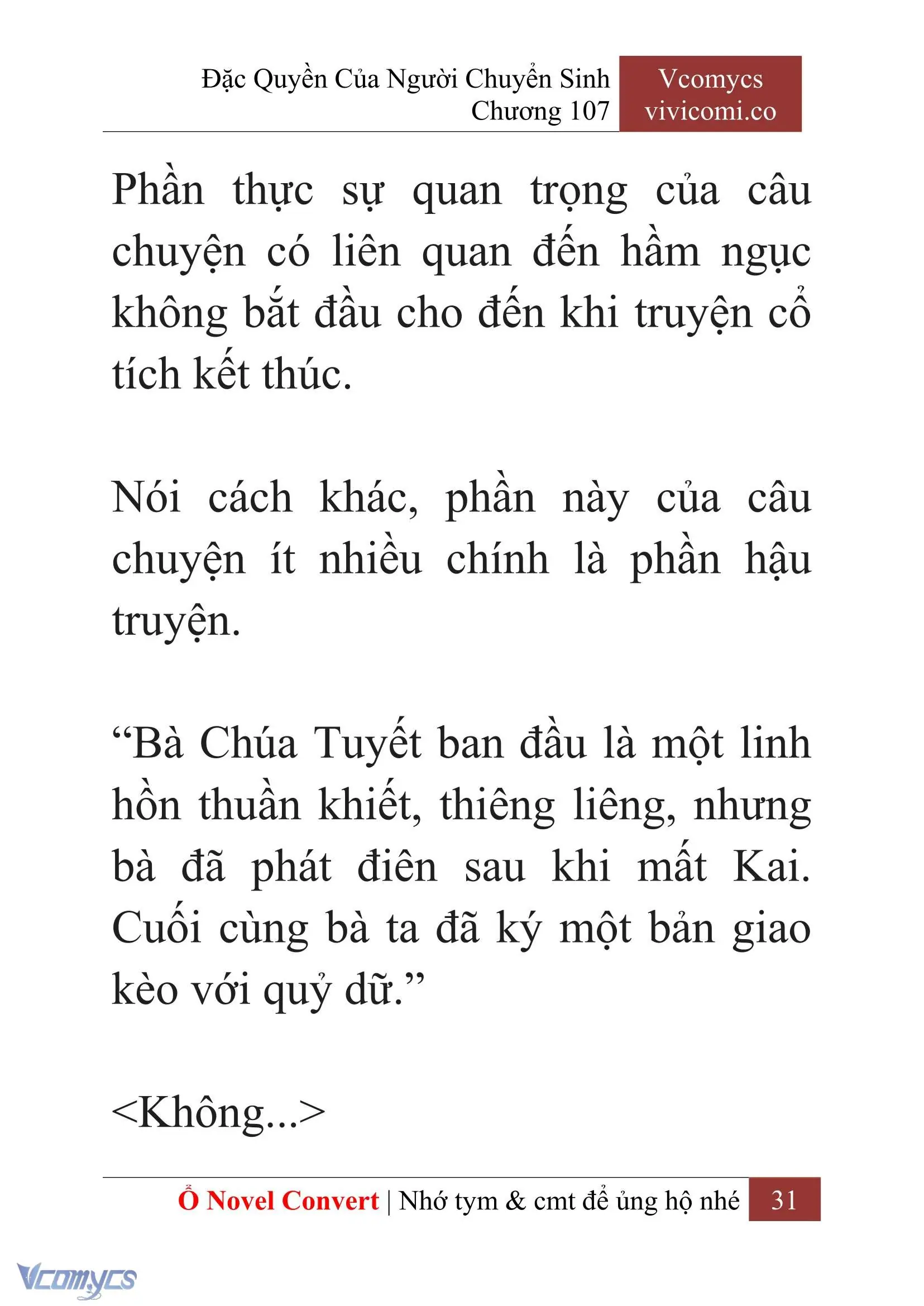 [Novel] Đặc Quyền Của Người Chuyển Sinh Chapter 107 - Trang 34