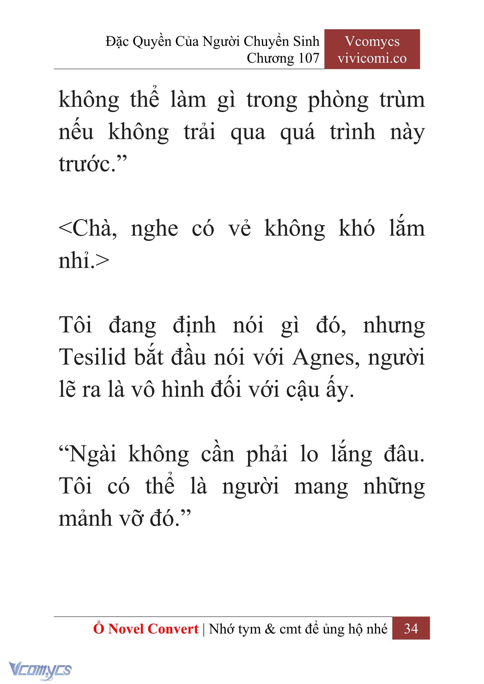 [Novel] Đặc Quyền Của Người Chuyển Sinh Chapter 107 - Trang 37