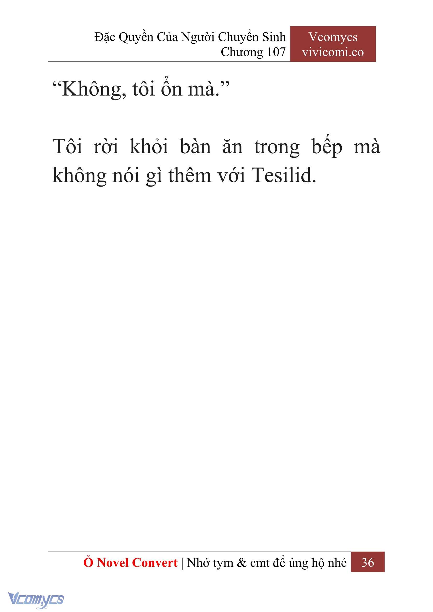 [Novel] Đặc Quyền Của Người Chuyển Sinh Chapter 107 - Trang 39