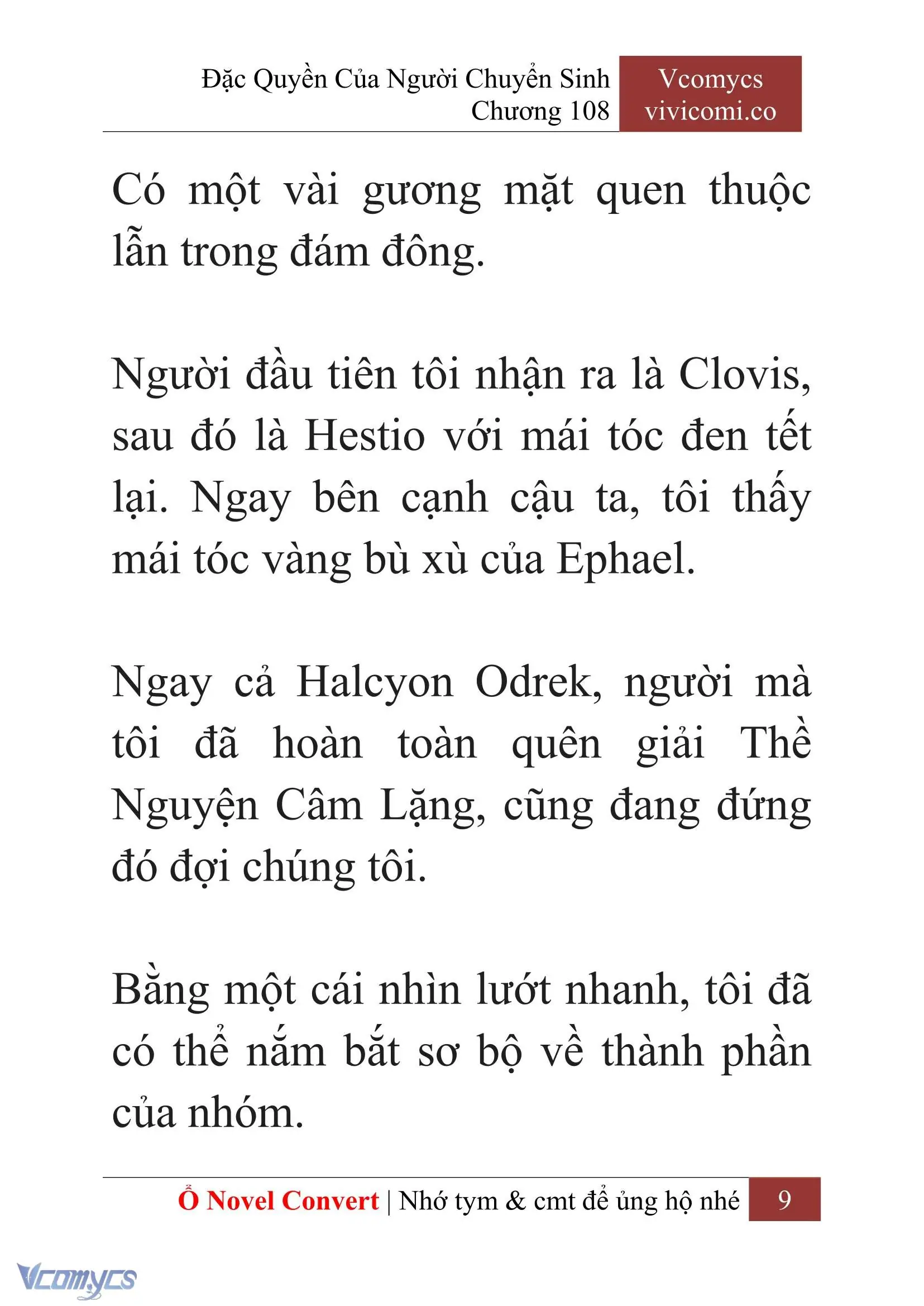 [Novel] Đặc Quyền Của Người Chuyển Sinh Chapter 108 - Trang 12